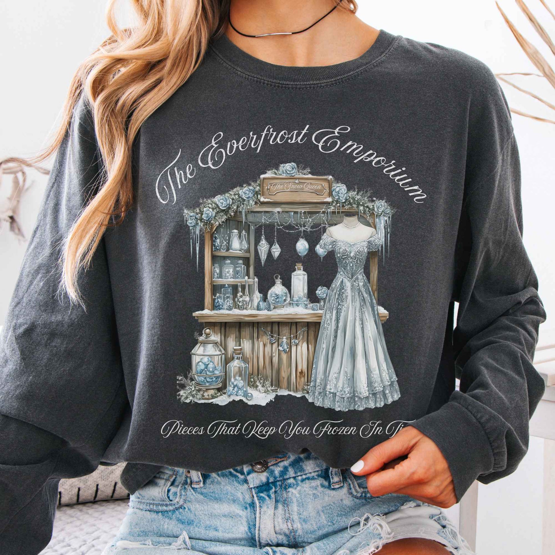 Long-sleeve Pepper / S The Everfrost Emporium Fairytale Long Sleeve Shirt The Mystic Eden