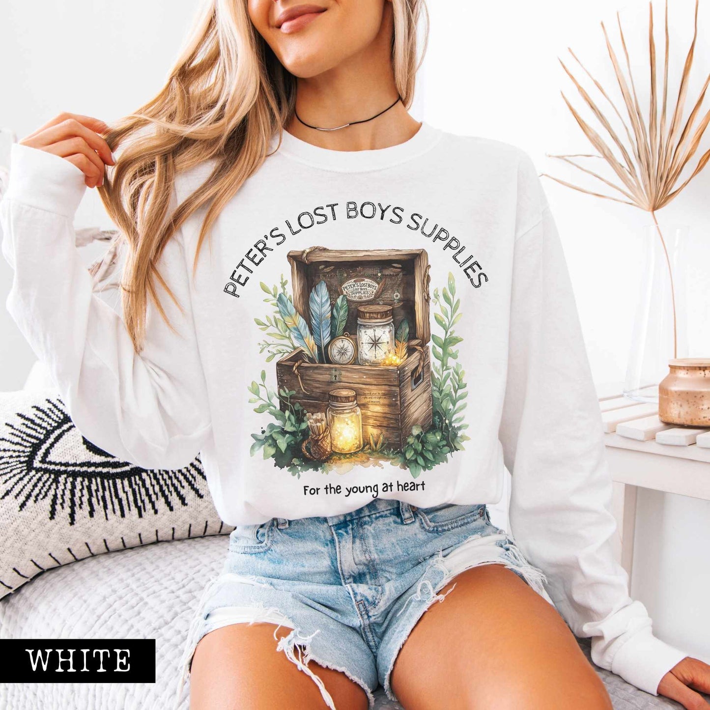 Long-sleeve Peter's Lost Boys Supplies Peter Pan Long Sleeved Shirt The Mystic Eden