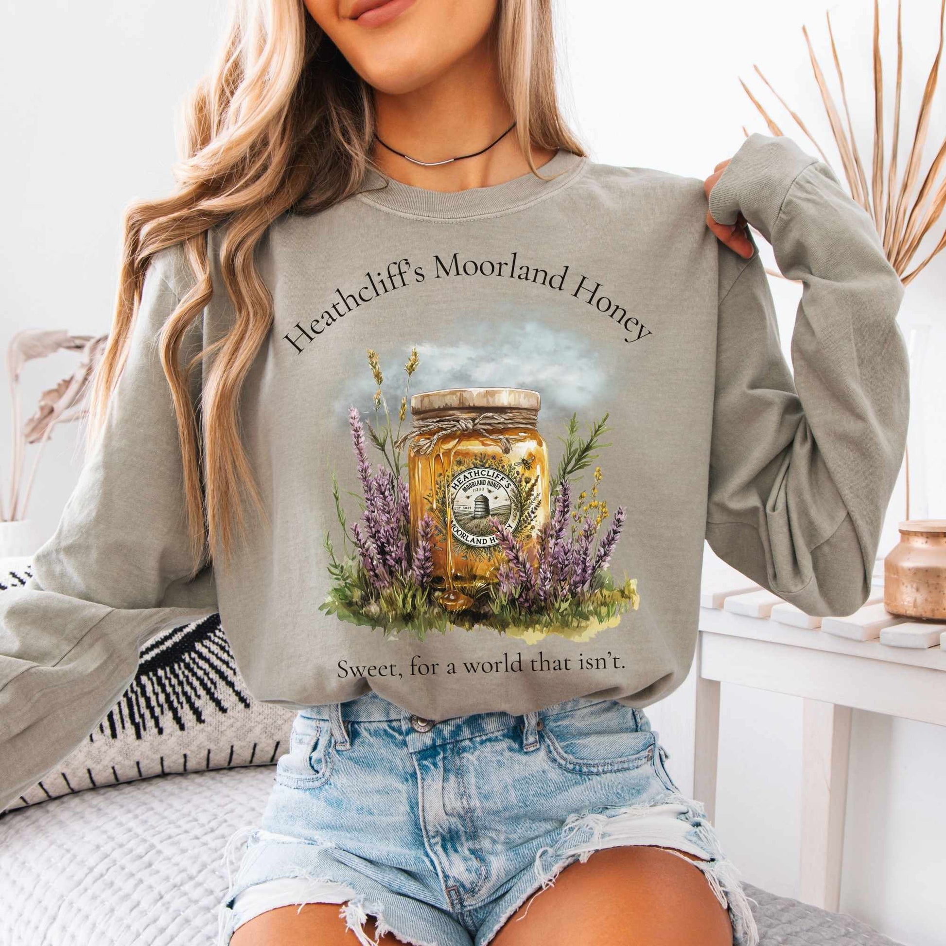 Long-sleeve Sandstone / S Heathcliff's Moorland Honey Long Sleeved Shirt The Mystic Eden