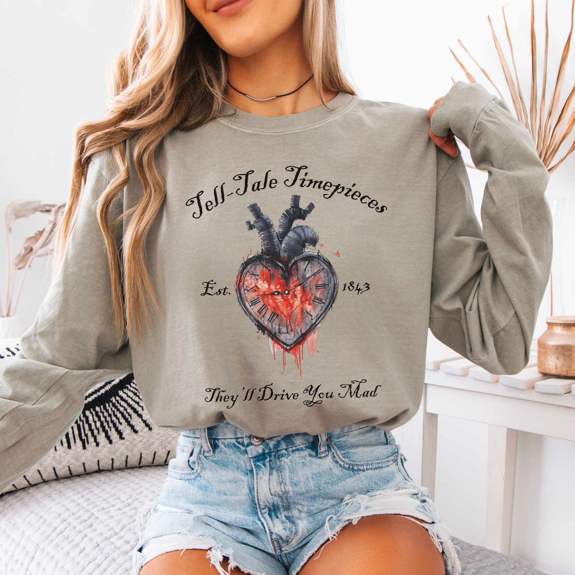 Long-sleeve Sandstone / S Tell-Tale Timepieces Long Sleeved Shirt The Mystic Eden