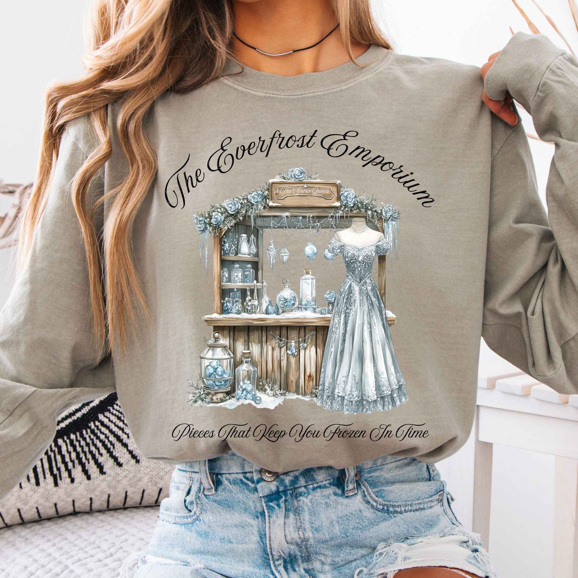 Long-sleeve Sandstone / S The Everfrost Emporium Fairytale Long Sleeve Shirt The Mystic Eden
