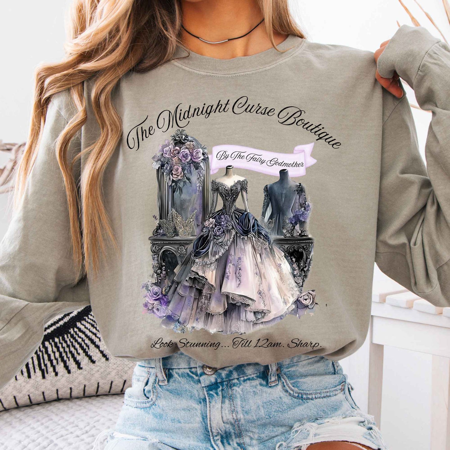 Long-sleeve Sandstone / S The Midnight Curse Boutique Fairytale Long Sleeve Shirt The Mystic Eden
