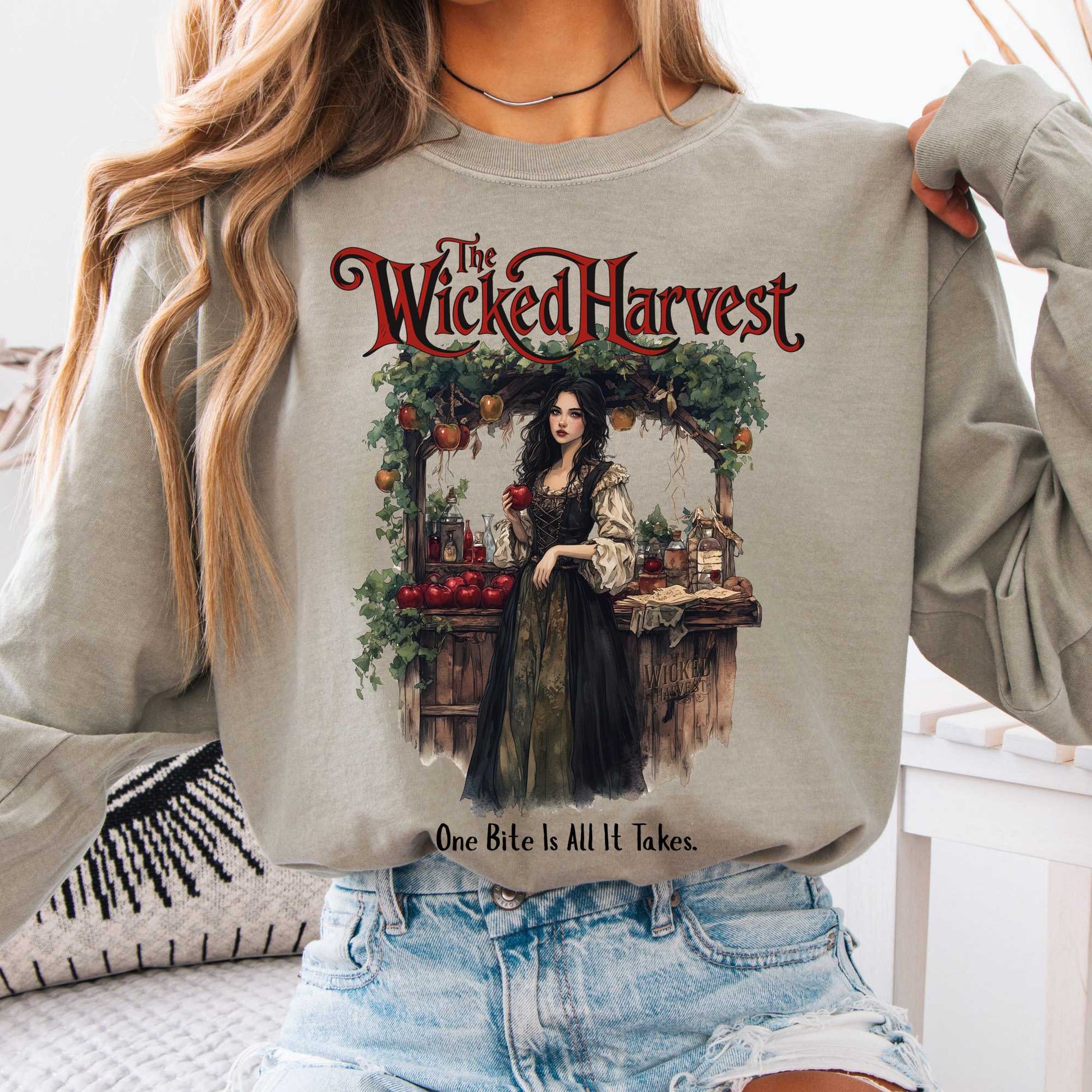 Long-sleeve Sandstone / S The Wicked Harvest Long Sleeve Shirt The Mystic Eden