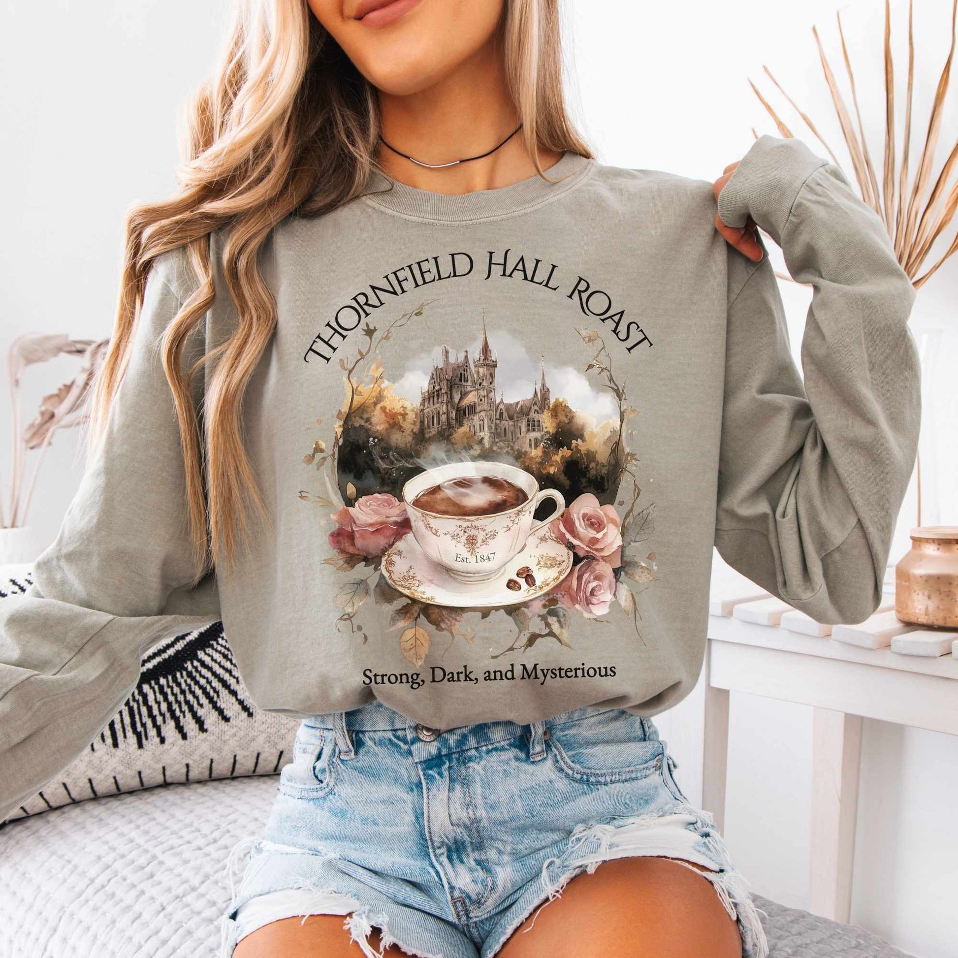 Long-sleeve Sandstone / S Thornfield Hall Roast Long Sleeved Shirt The Mystic Eden