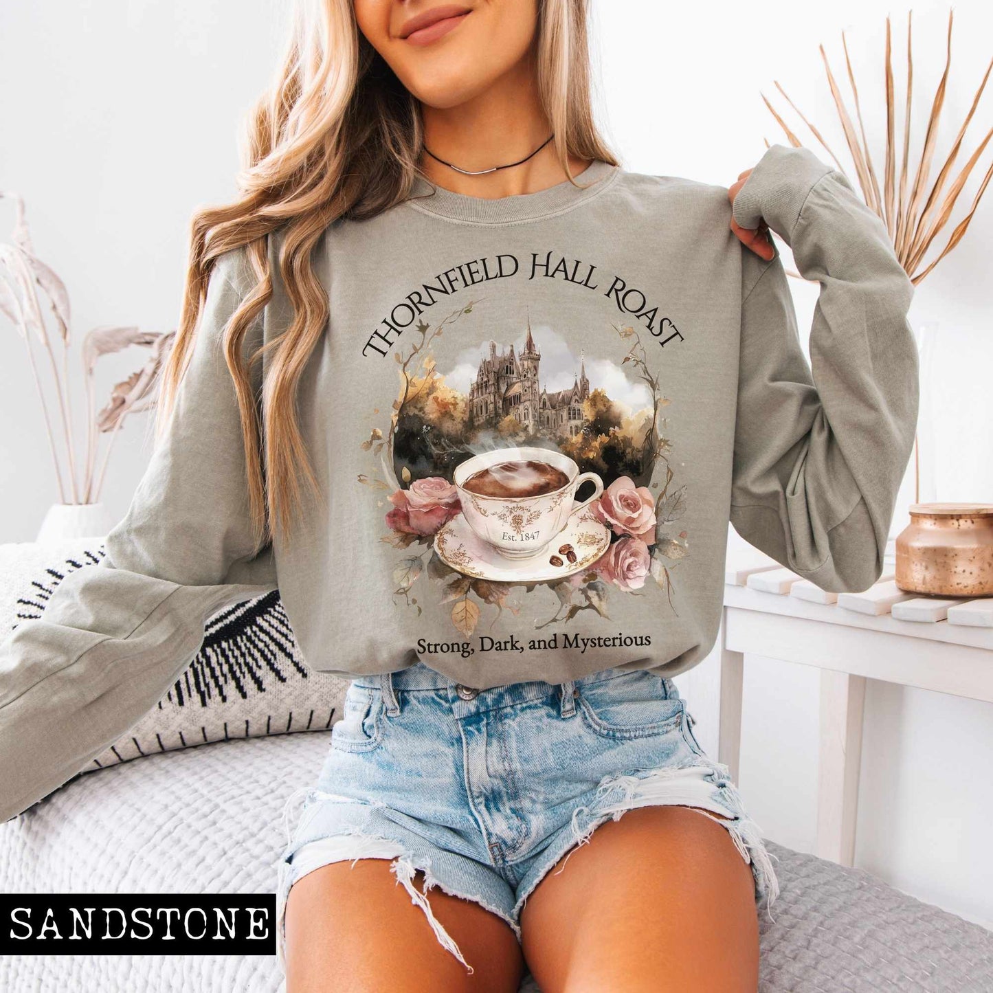 Long-sleeve Thornfield Hall Roast Long Sleeved Shirt The Mystic Eden