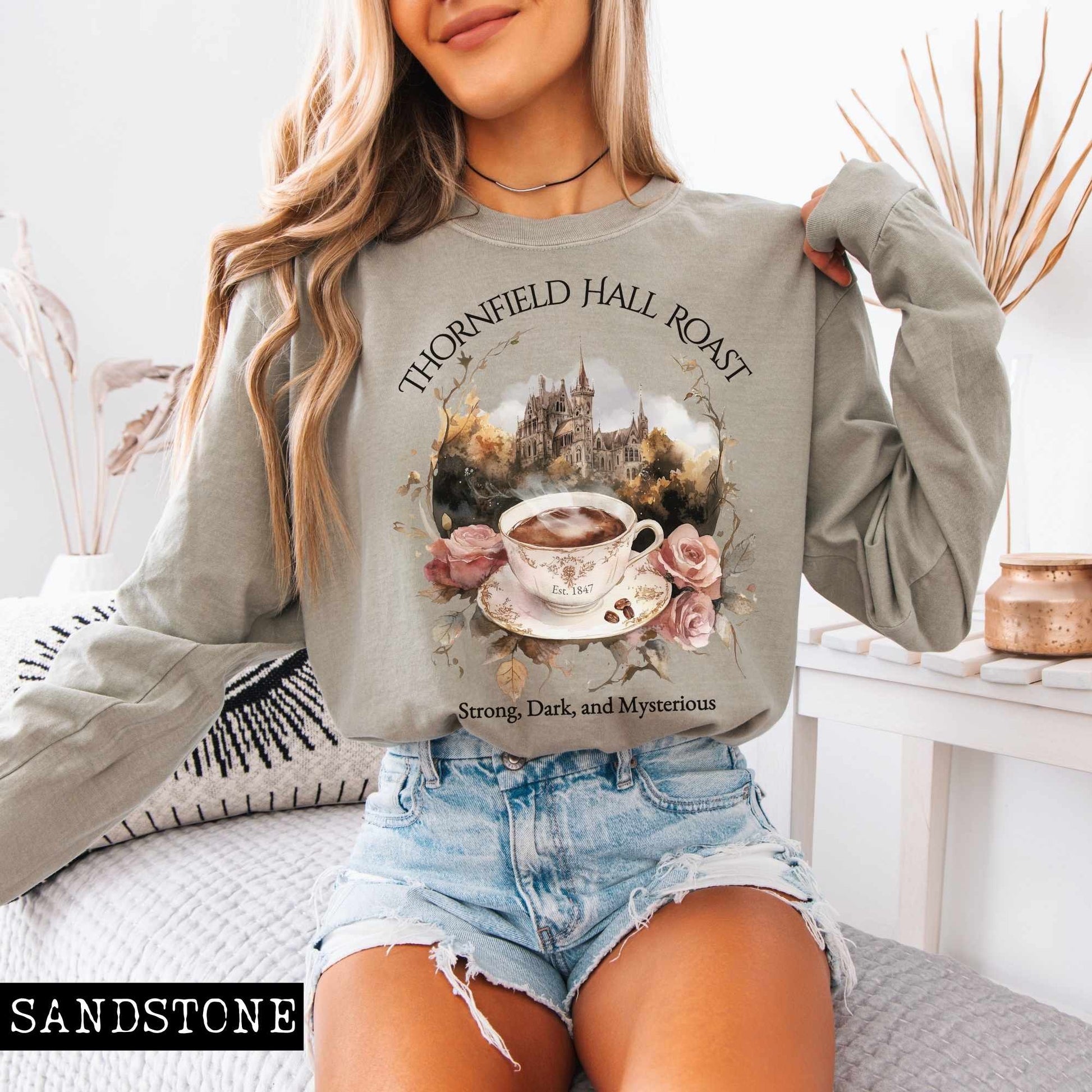 Long-sleeve Thornfield Hall Roast Long Sleeved Shirt The Mystic Eden