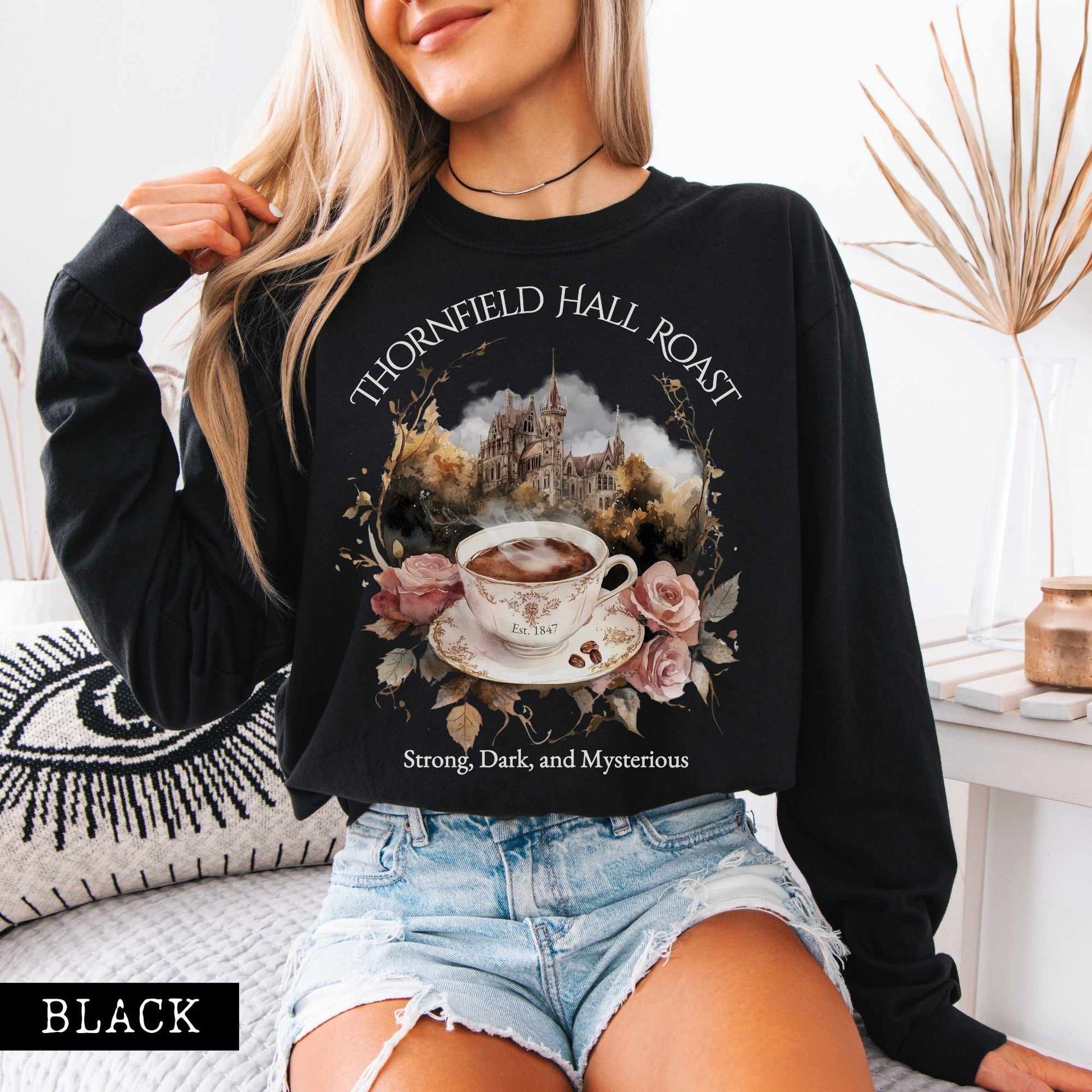 Long-sleeve Thornfield Hall Roast Long Sleeved Shirt The Mystic Eden