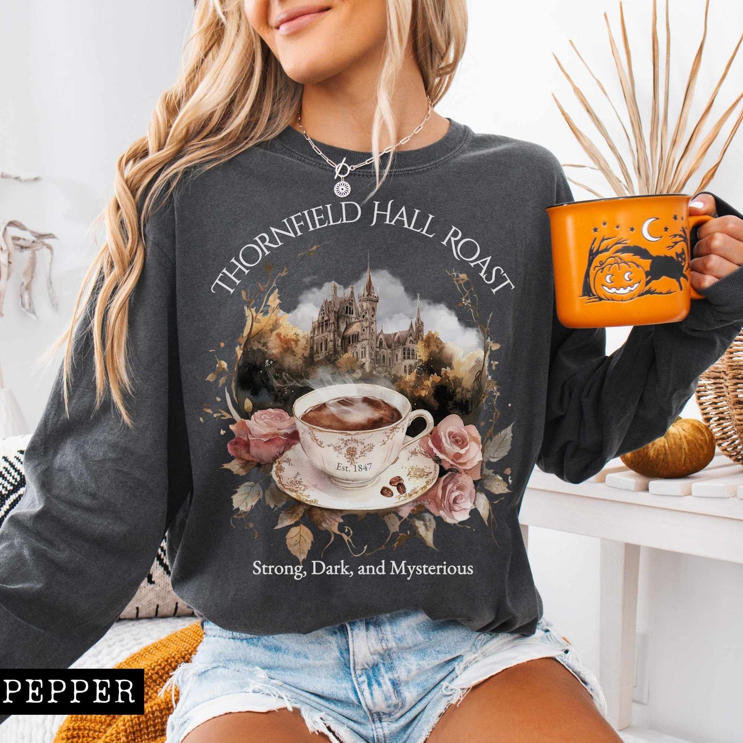 Long-sleeve Thornfield Hall Roast Long Sleeved Shirt The Mystic Eden