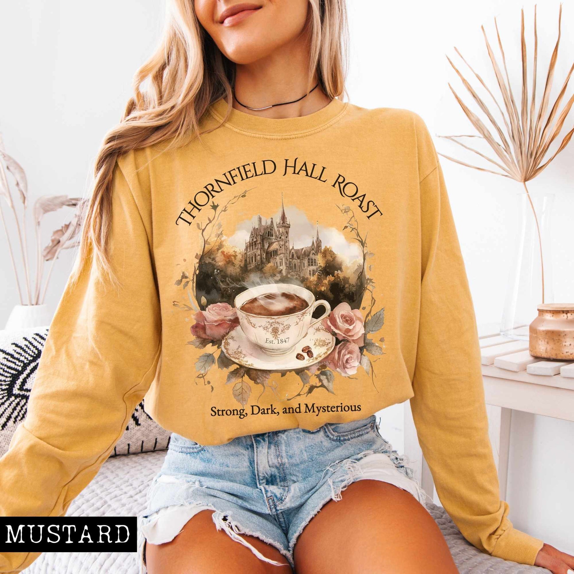 Long-sleeve Thornfield Hall Roast Long Sleeved Shirt The Mystic Eden