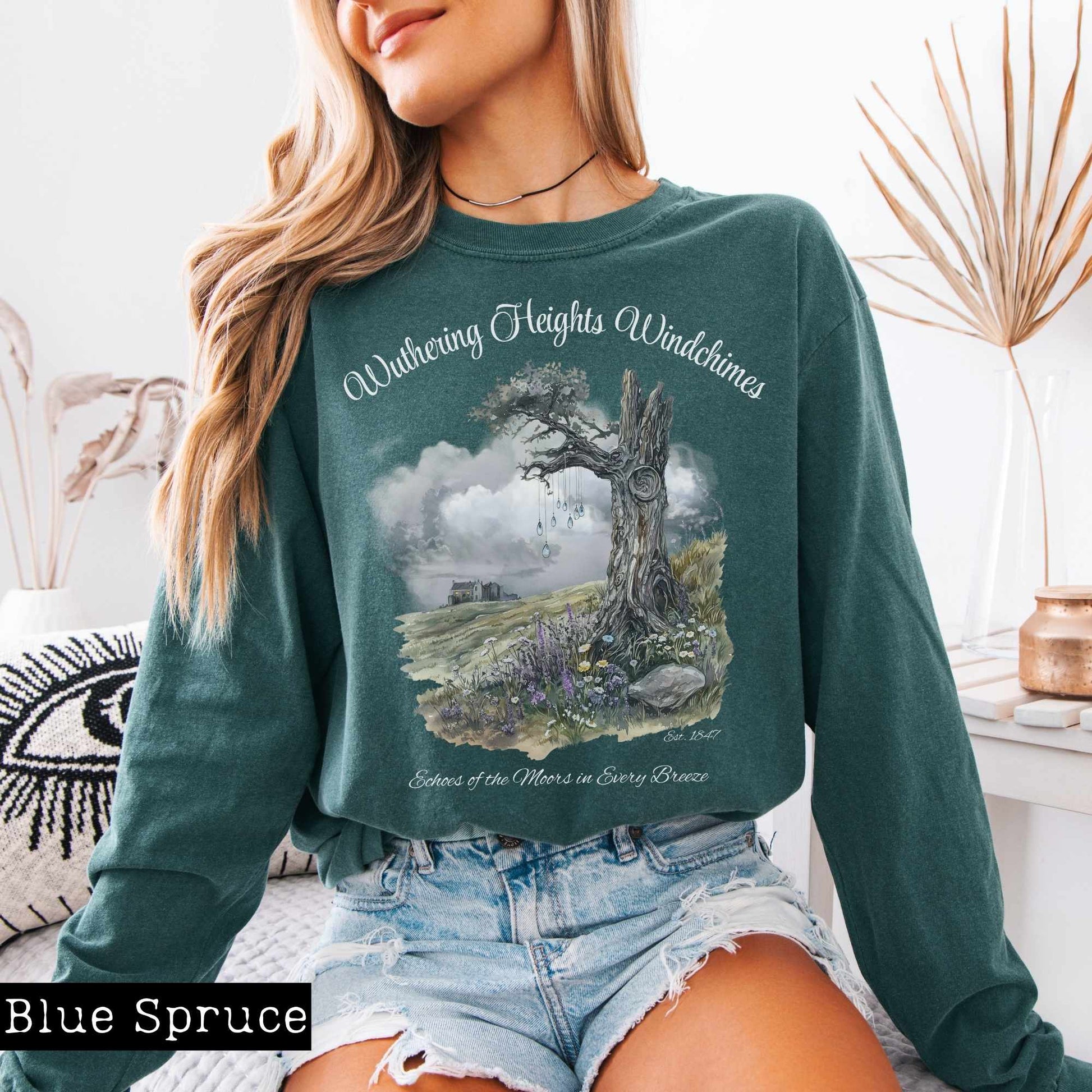 Long-sleeve Wuthering Heights Windchimes Long Sleeved Shirt The Mystic Eden