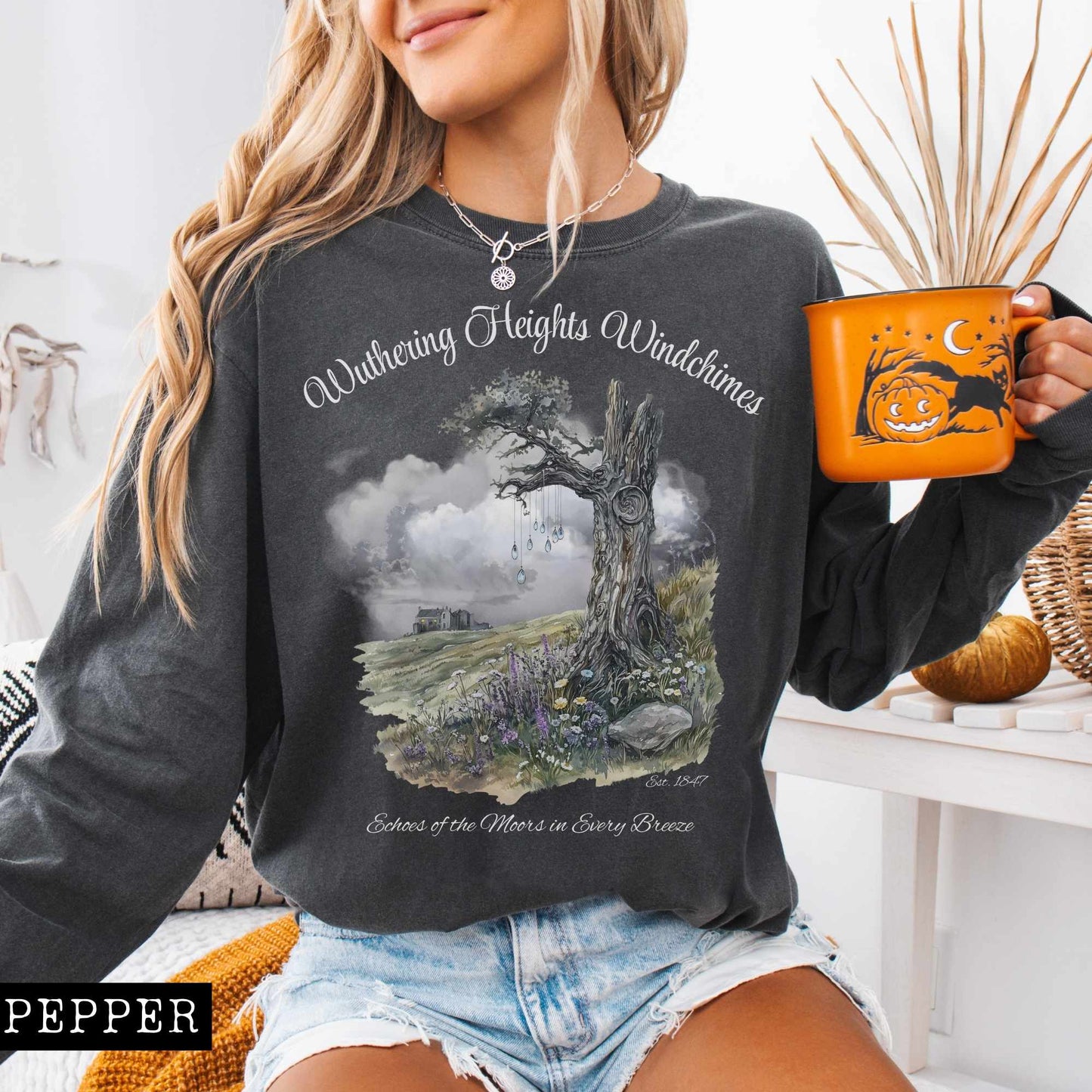 Long-sleeve Wuthering Heights Windchimes Long Sleeved Shirt The Mystic Eden