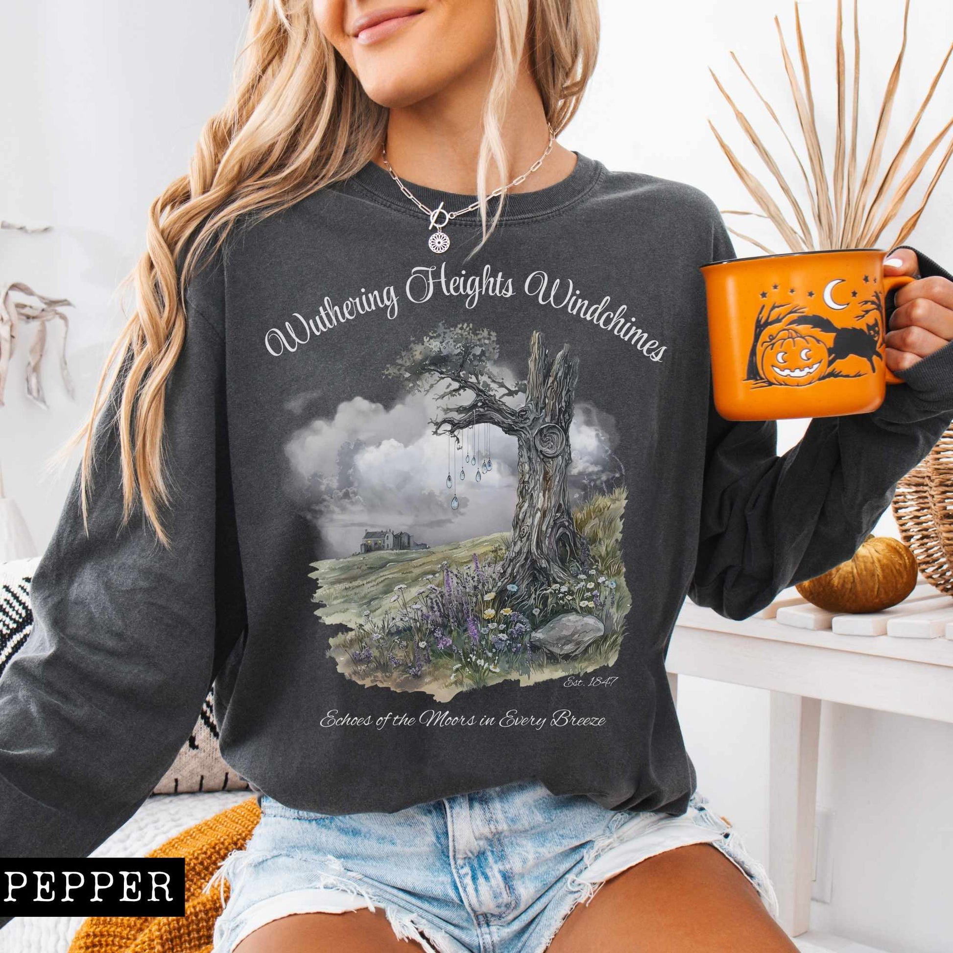 Long-sleeve Wuthering Heights Windchimes Long Sleeved Shirt The Mystic Eden