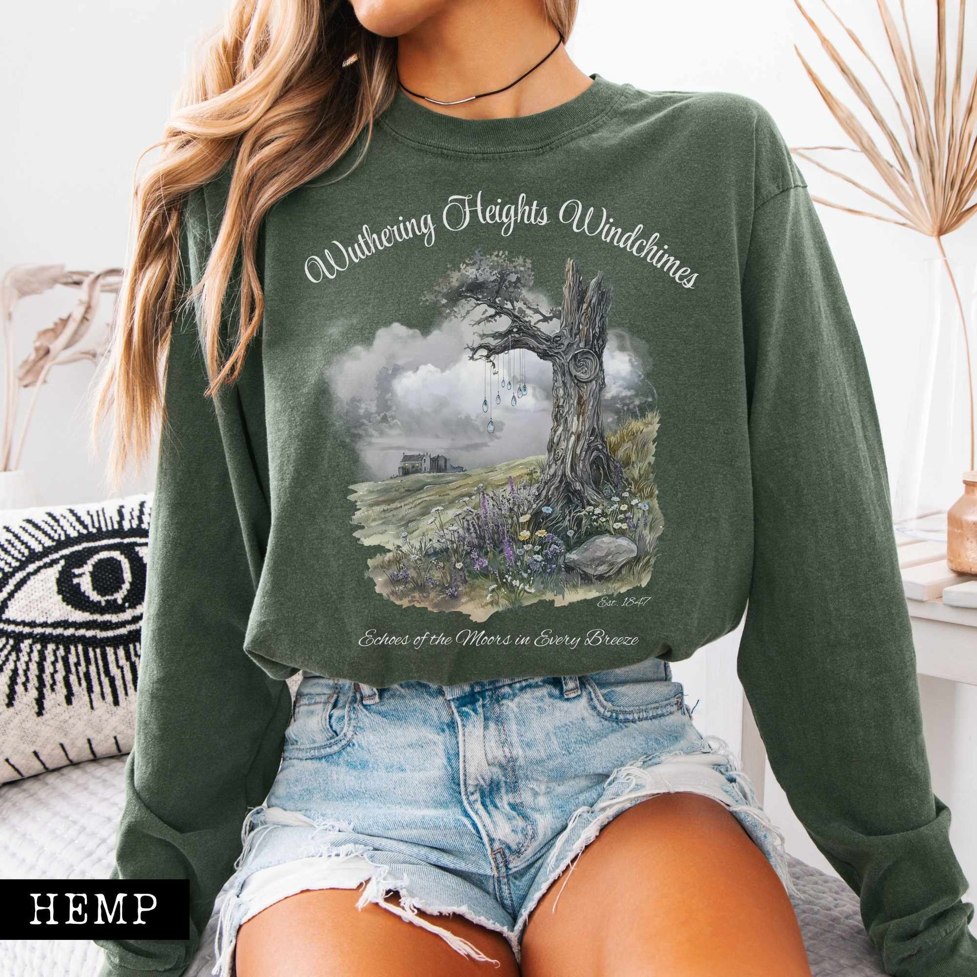 Long-sleeve Wuthering Heights Windchimes Long Sleeved Shirt The Mystic Eden