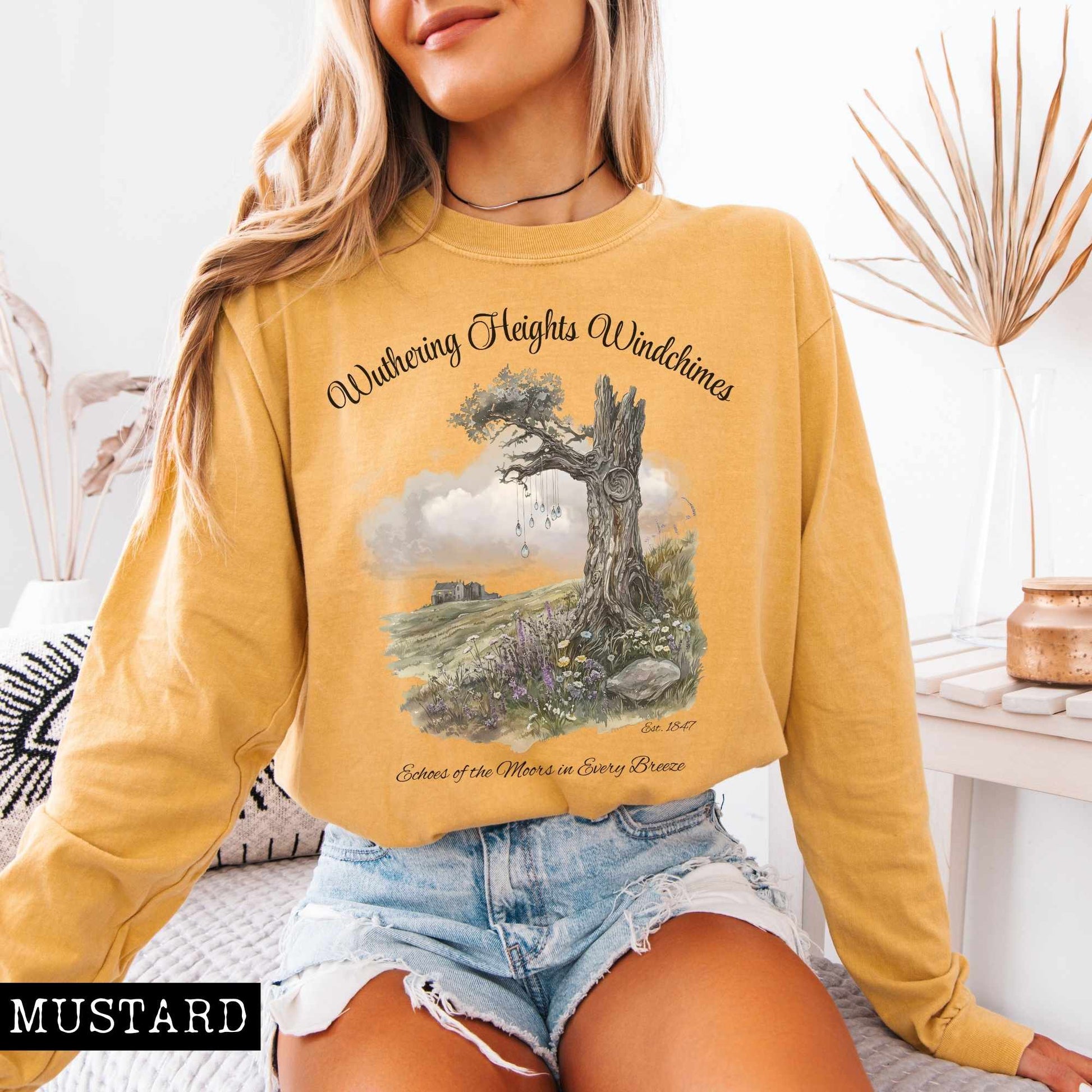 Long-sleeve Wuthering Heights Windchimes Long Sleeved Shirt The Mystic Eden