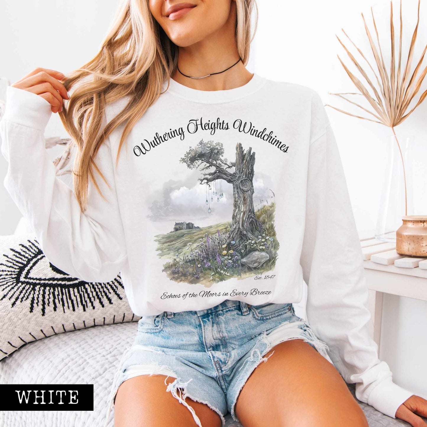 Long-sleeve Wuthering Heights Windchimes Long Sleeved Shirt The Mystic Eden