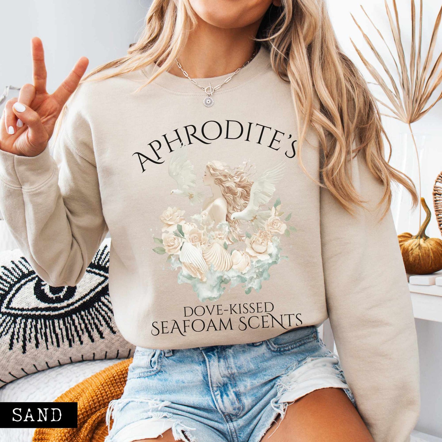 Sweatshirt Aphrodite's Seafoam Scents Sweatshirt The Mystic Eden