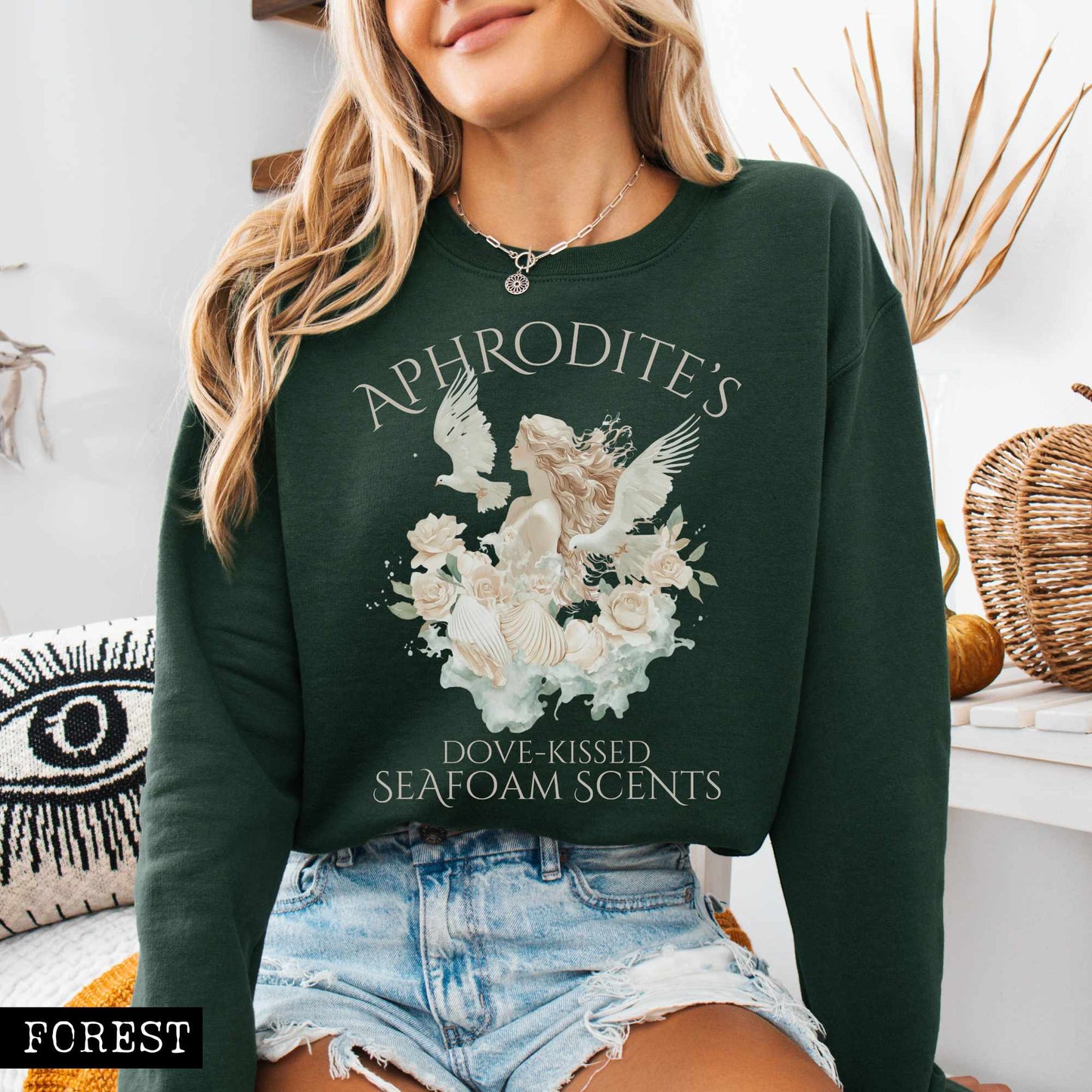 Sweatshirt Aphrodite's Seafoam Scents Sweatshirt The Mystic Eden