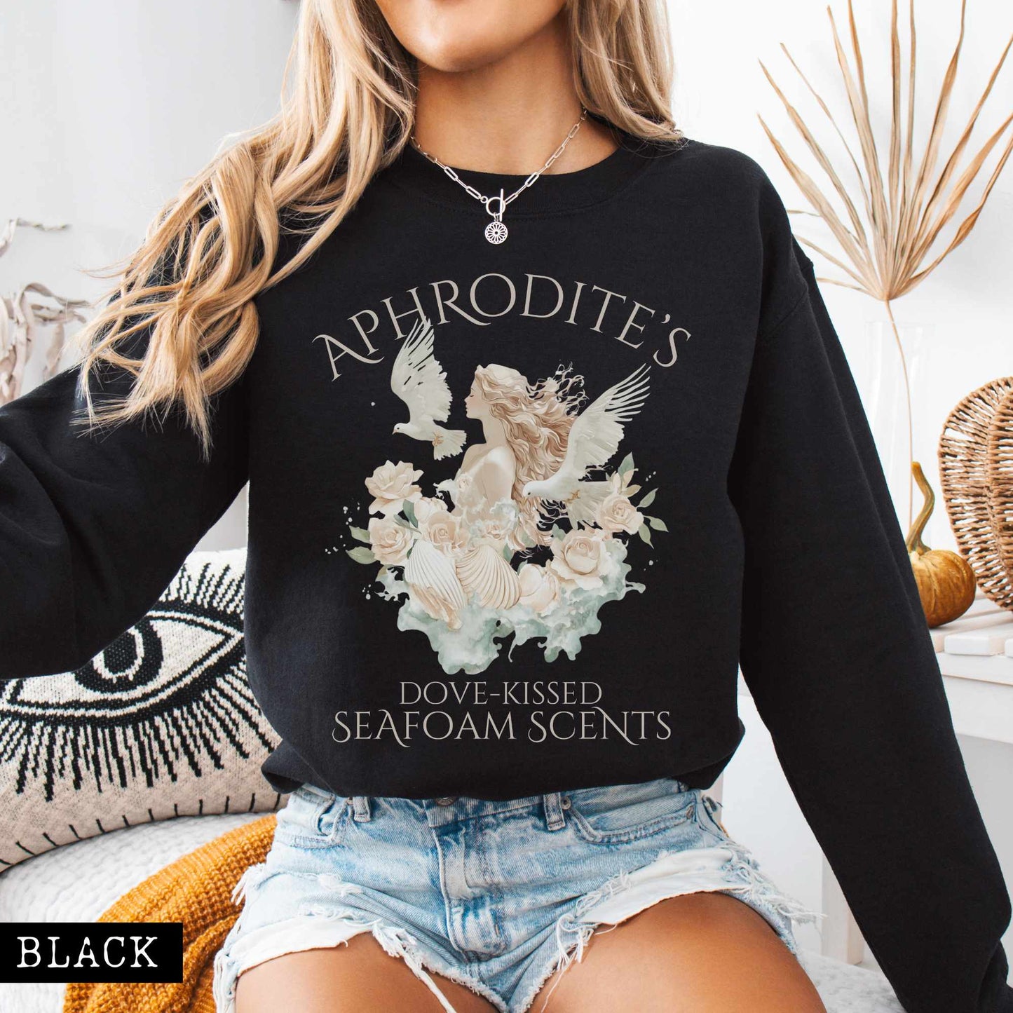 Sweatshirt Aphrodite's Seafoam Scents Sweatshirt The Mystic Eden