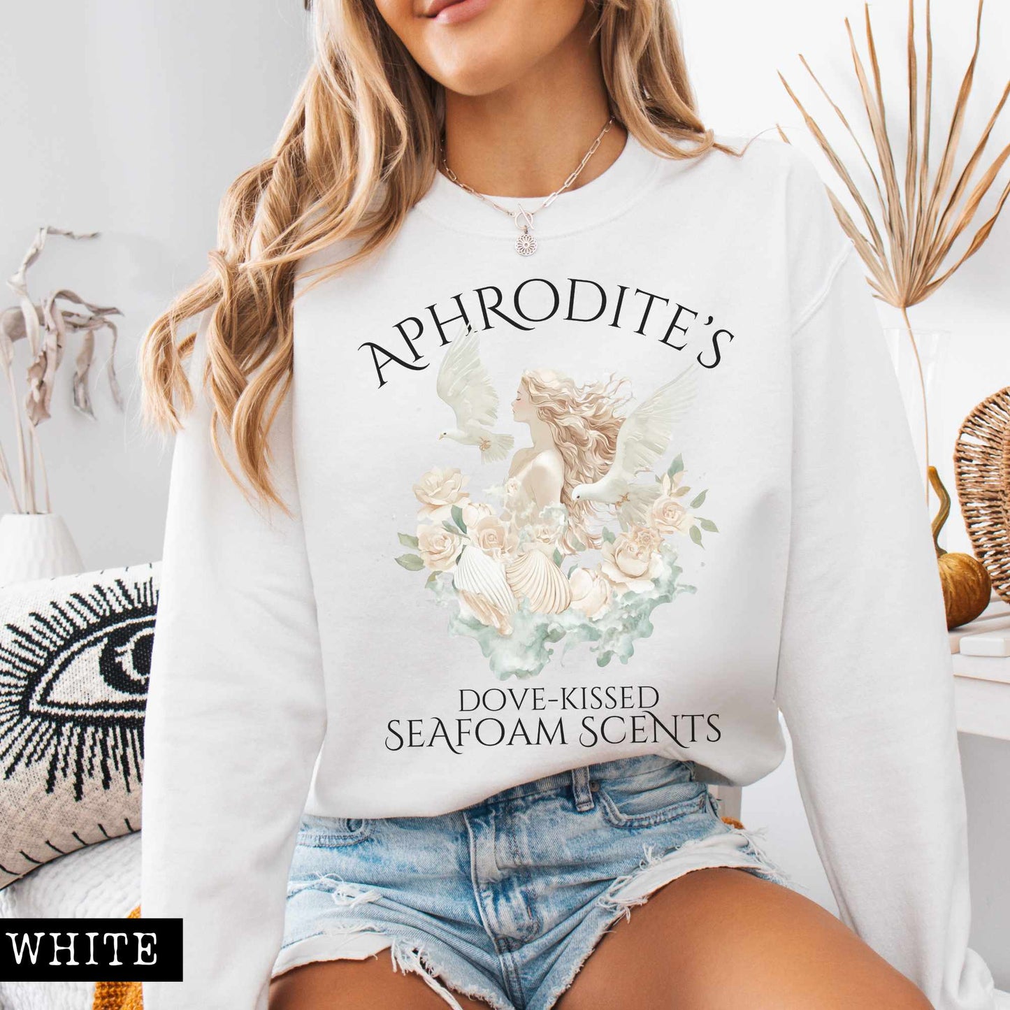 Sweatshirt Aphrodite's Seafoam Scents Sweatshirt The Mystic Eden