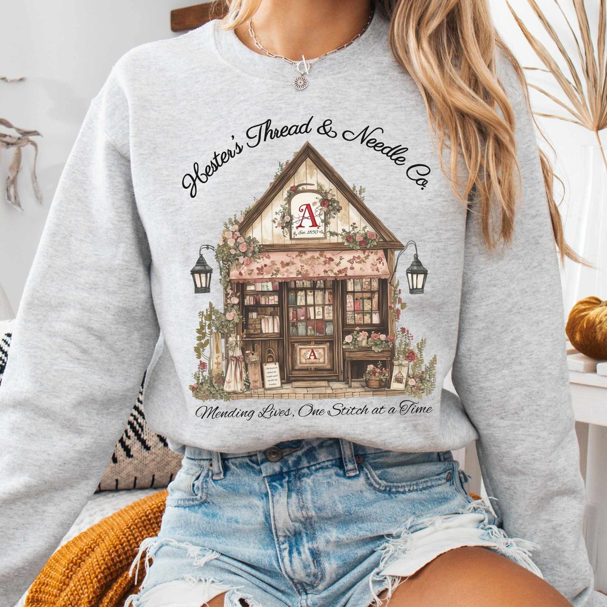 Sweatshirt Ash / S Hester's Thread & Needle Co. Sweatshirt The Mystic Eden