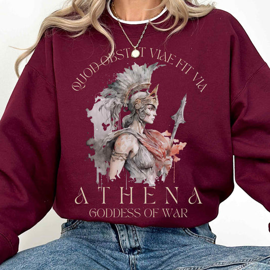 Sweatshirt Athena Greek Mythology Sweatshirt The Mystic Eden