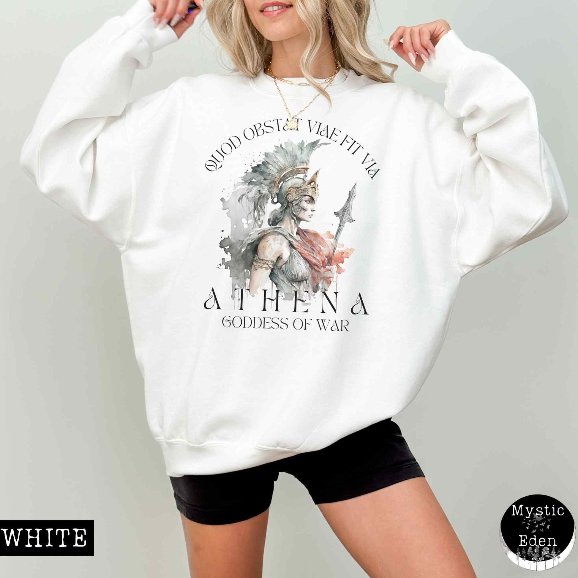 Sweatshirt Athena Greek Mythology Sweatshirt The Mystic Eden