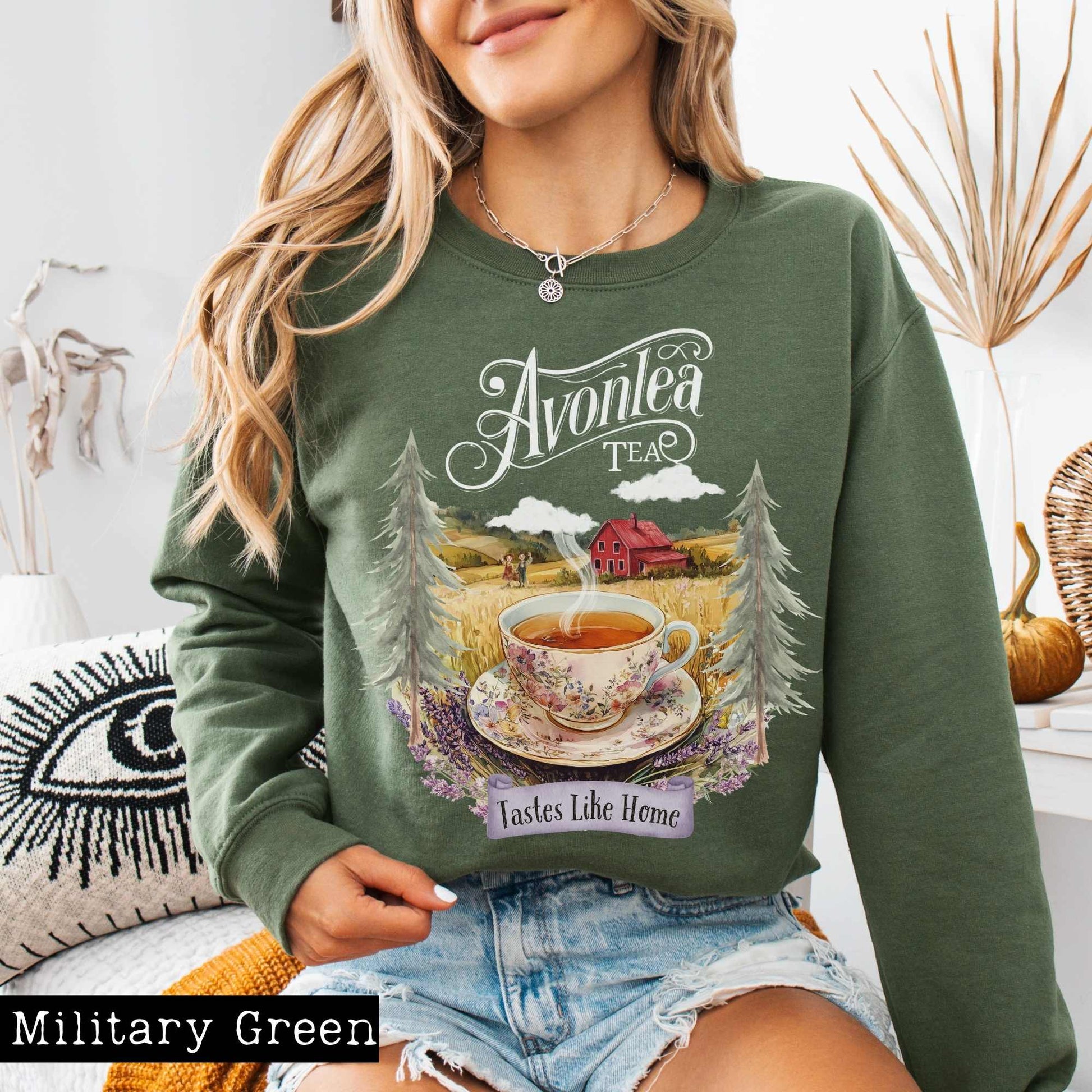 Sweatshirt Avonlea Tea Anne of Green Gables Sweatshirt The Mystic Eden