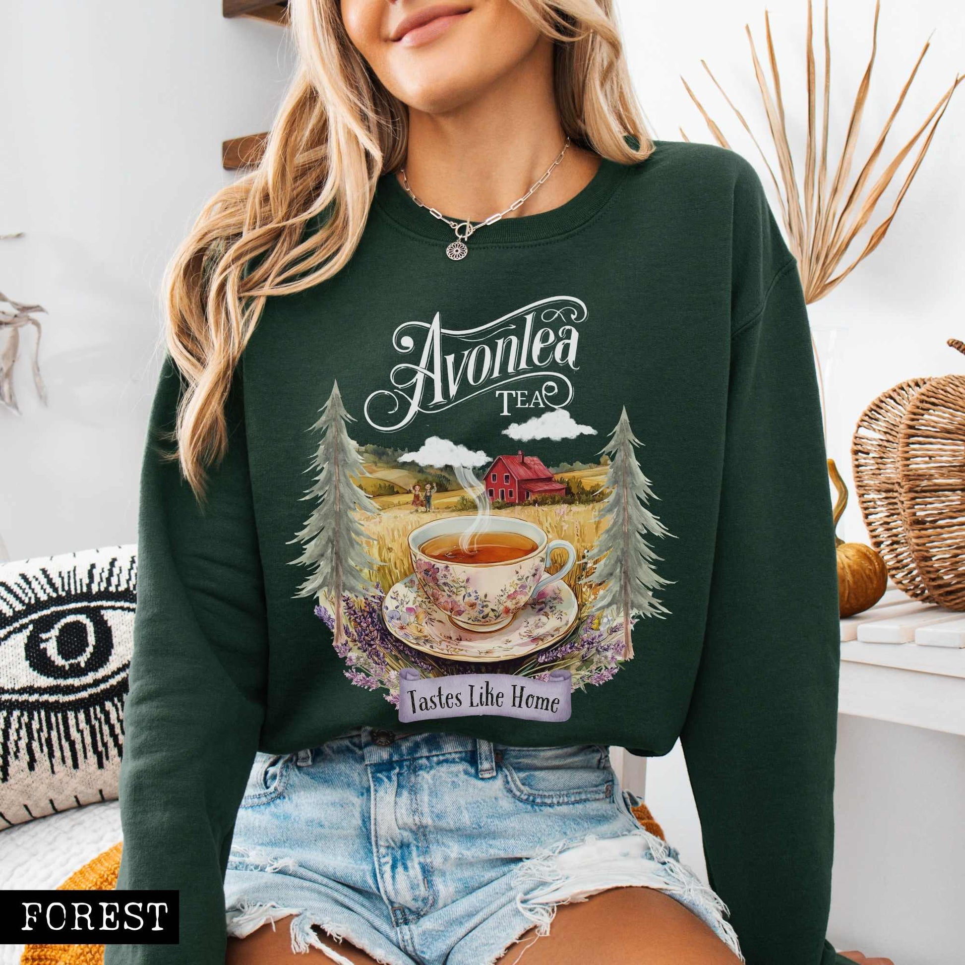 Sweatshirt Avonlea Tea Anne of Green Gables Sweatshirt The Mystic Eden