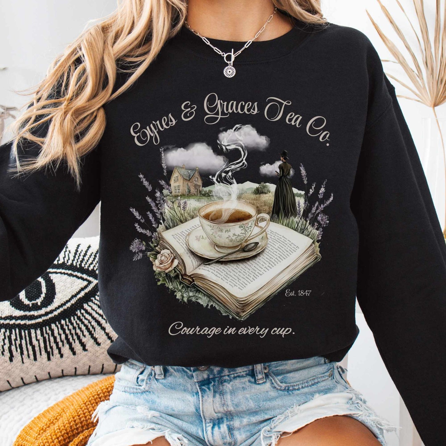 Sweatshirt Black / S Eyres & Graces Tea Co. Sweatshirt The Mystic Eden
