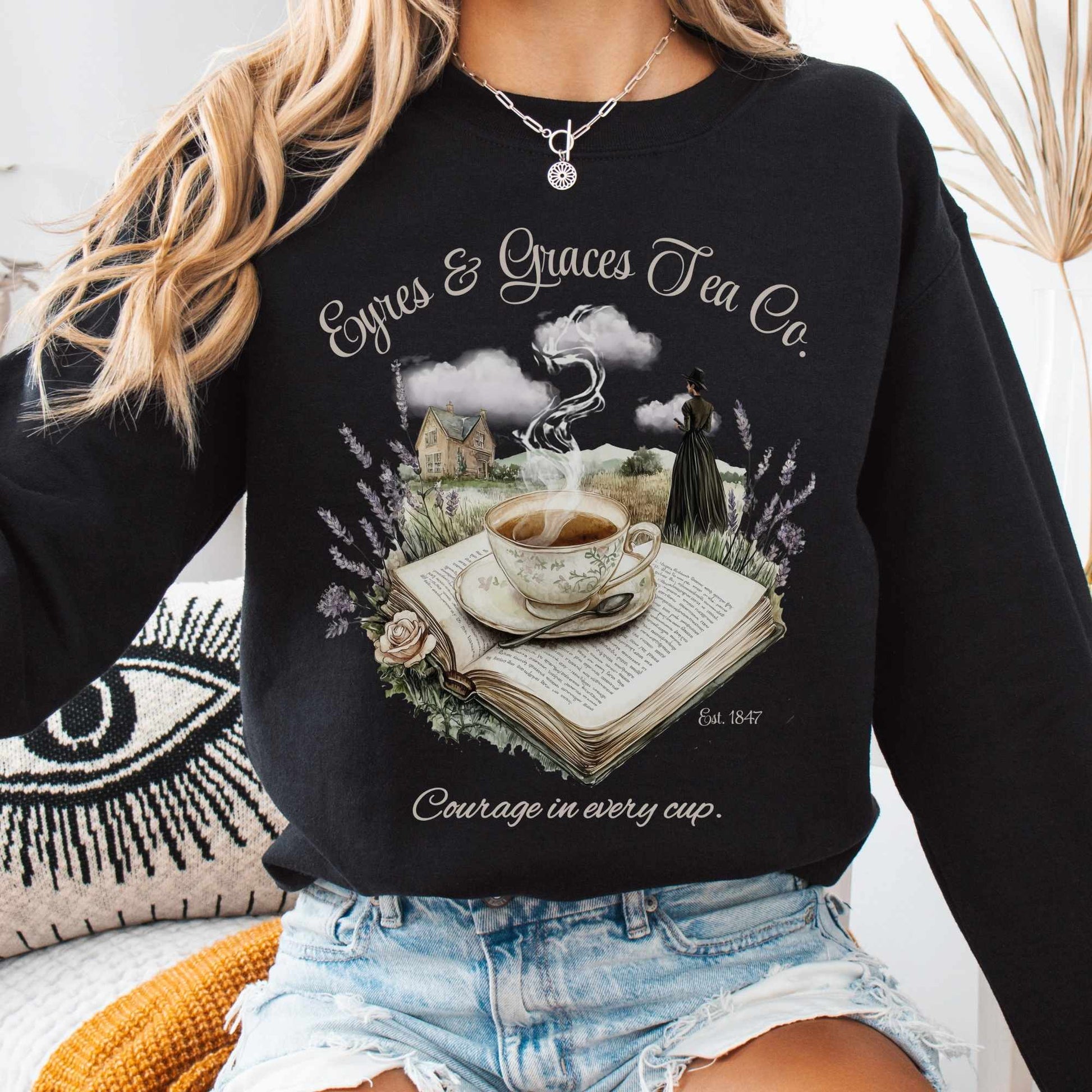 Sweatshirt Black / S Eyres & Graces Tea Co. Sweatshirt The Mystic Eden
