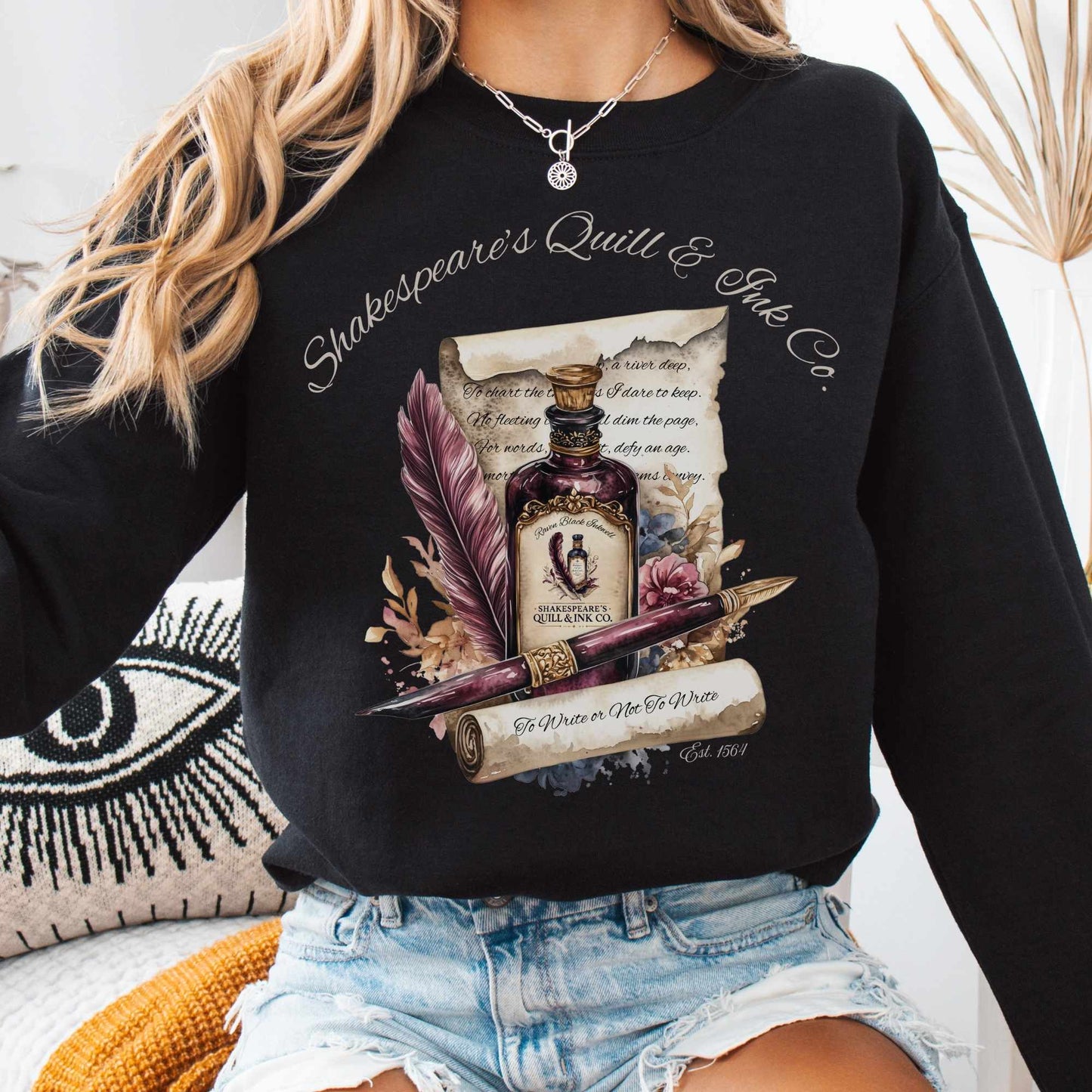 Sweatshirt Black / S Shakespeare's Quill & Ink Co. Sweatshirt The Mystic Eden