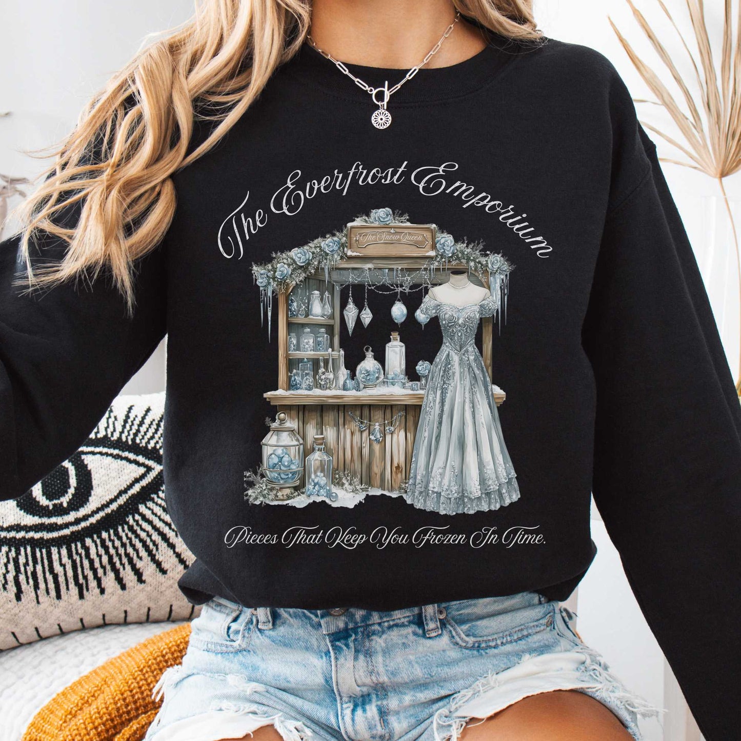 Sweatshirt Black / S The Everfrost Emporium Fairytale Sweatshirt The Mystic Eden