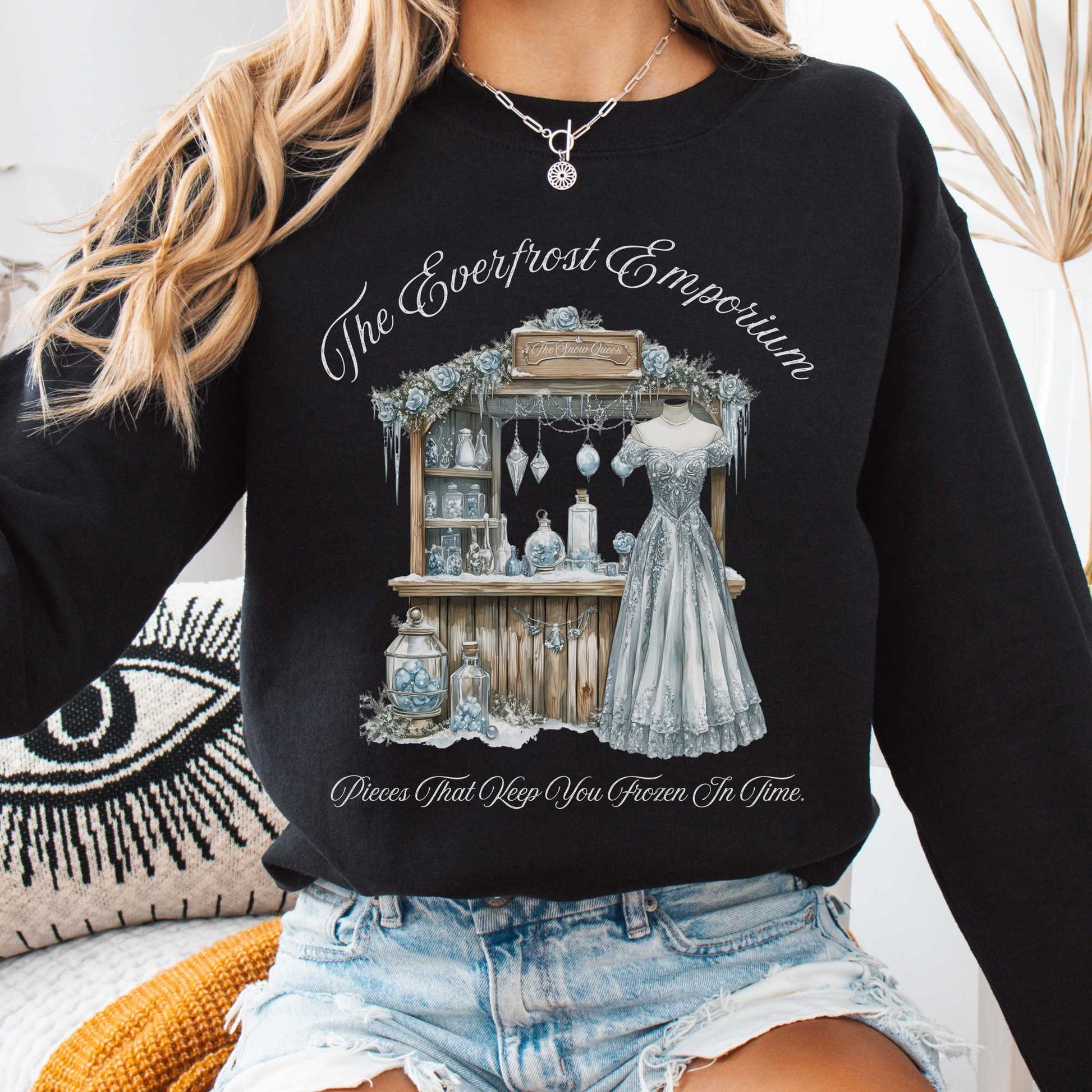 Sweatshirt Black / S The Everfrost Emporium Fairytale Sweatshirt The Mystic Eden