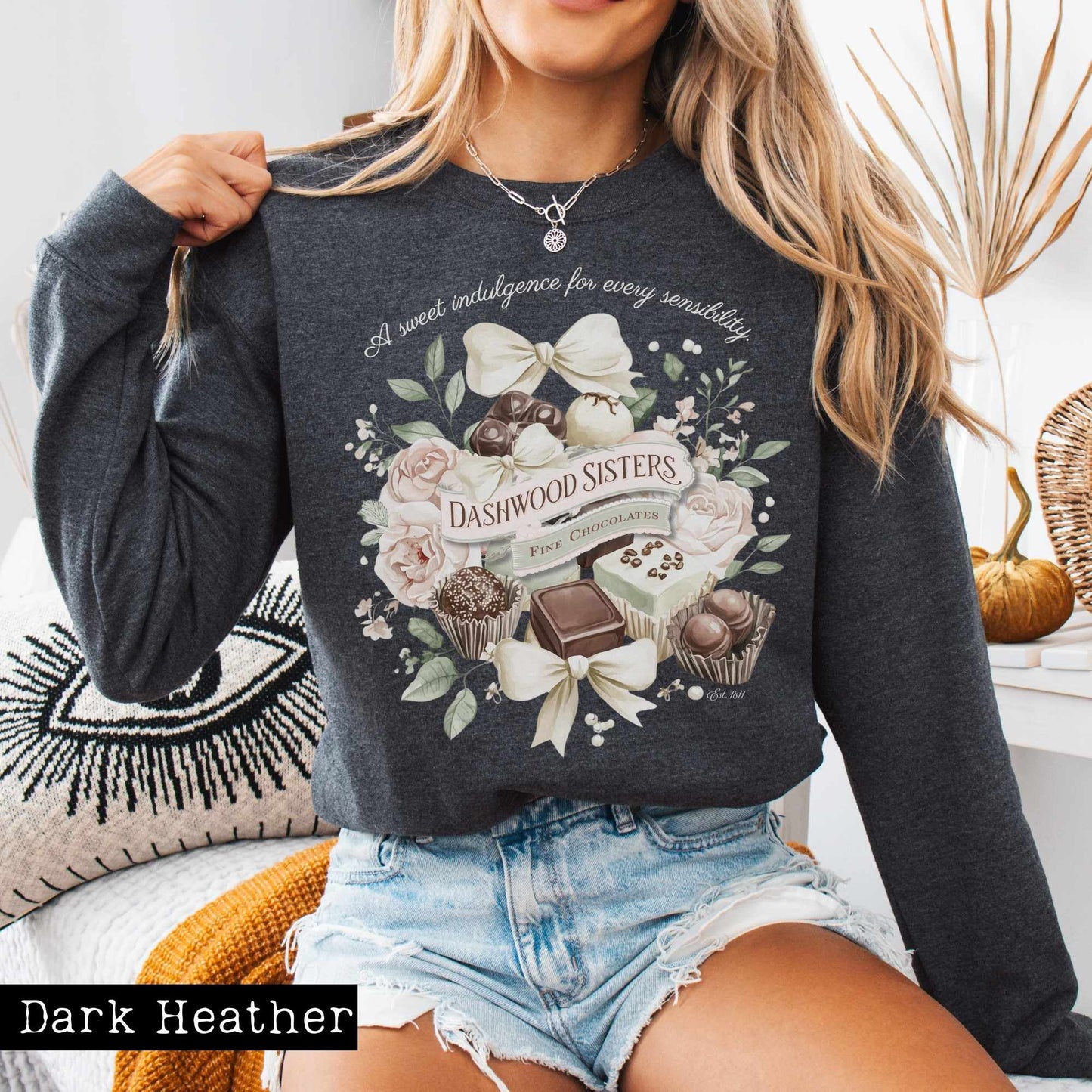 Sweatshirt Dashwood Sisters Fine Chocolates Sweatshirt The Mystic Eden