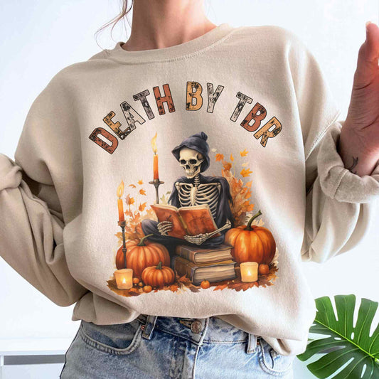 Sweatshirt Death by TBR Bookish Sweatshirt The Mystic Eden