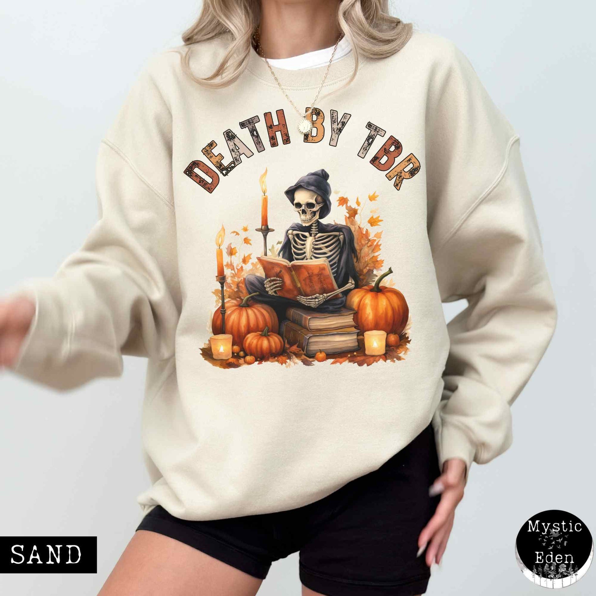 Sweatshirt Death by TBR Bookish Sweatshirt The Mystic Eden