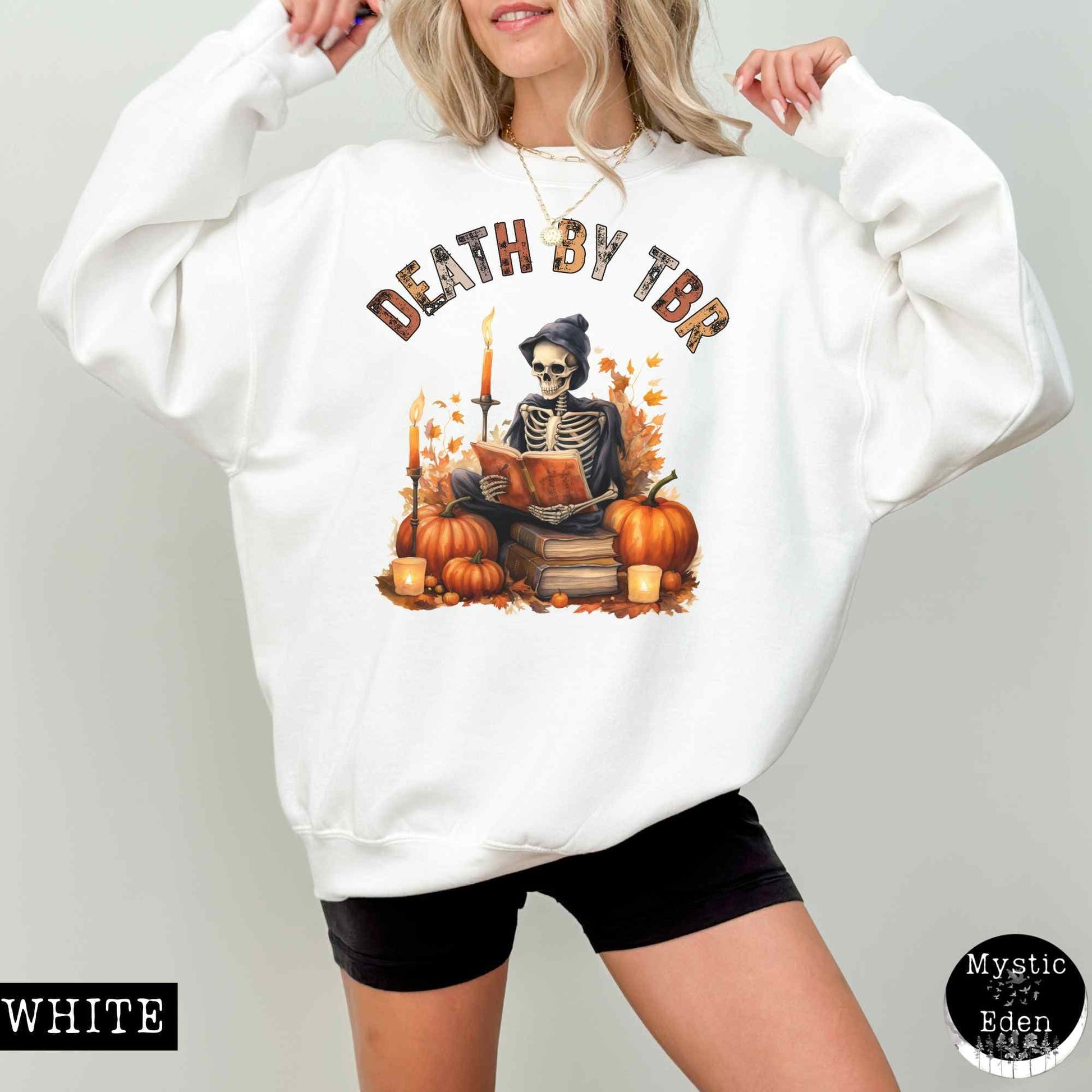 Sweatshirt Death by TBR Bookish Sweatshirt The Mystic Eden