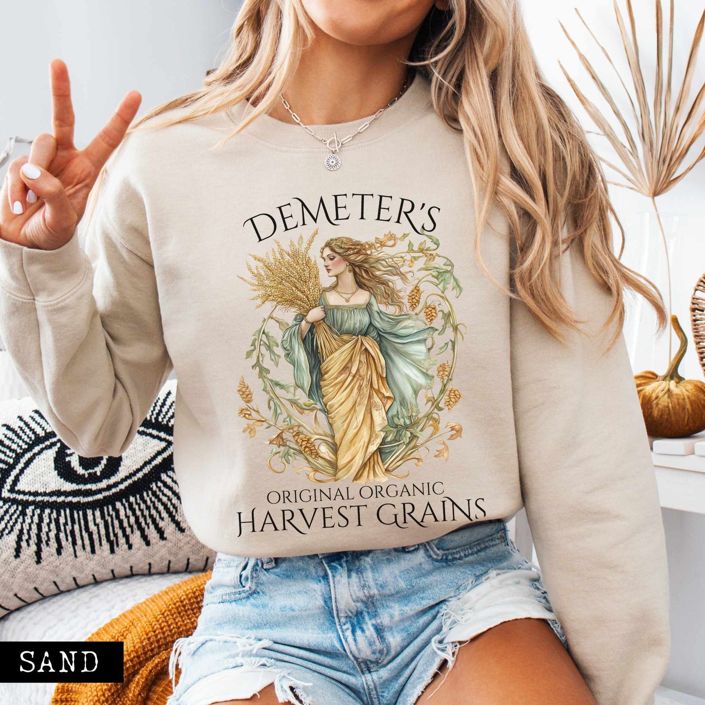 Sweatshirt Demeter's Original Organic Harvest Grains Sweatshirt The Mystic Eden
