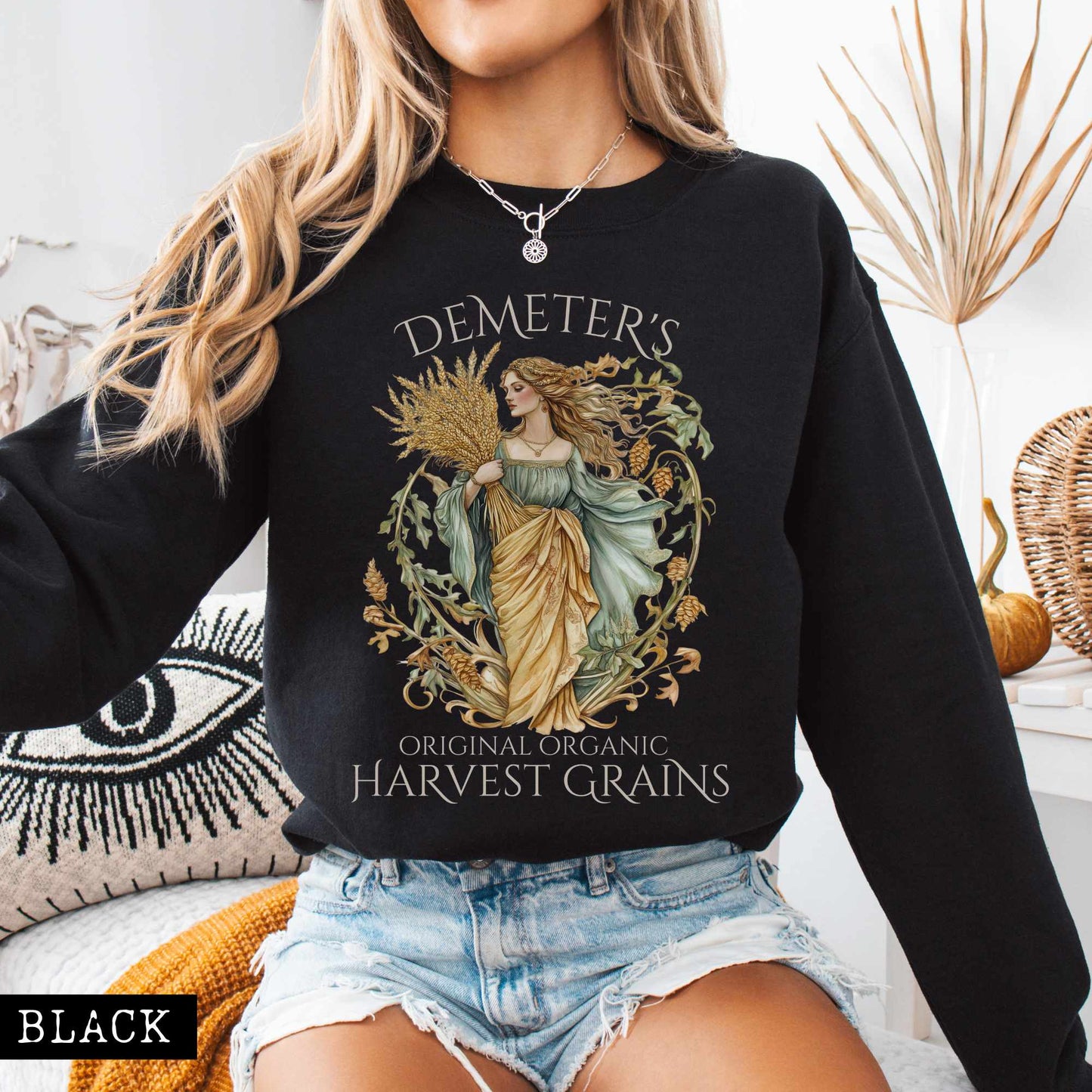 Sweatshirt Demeter's Original Organic Harvest Grains Sweatshirt The Mystic Eden