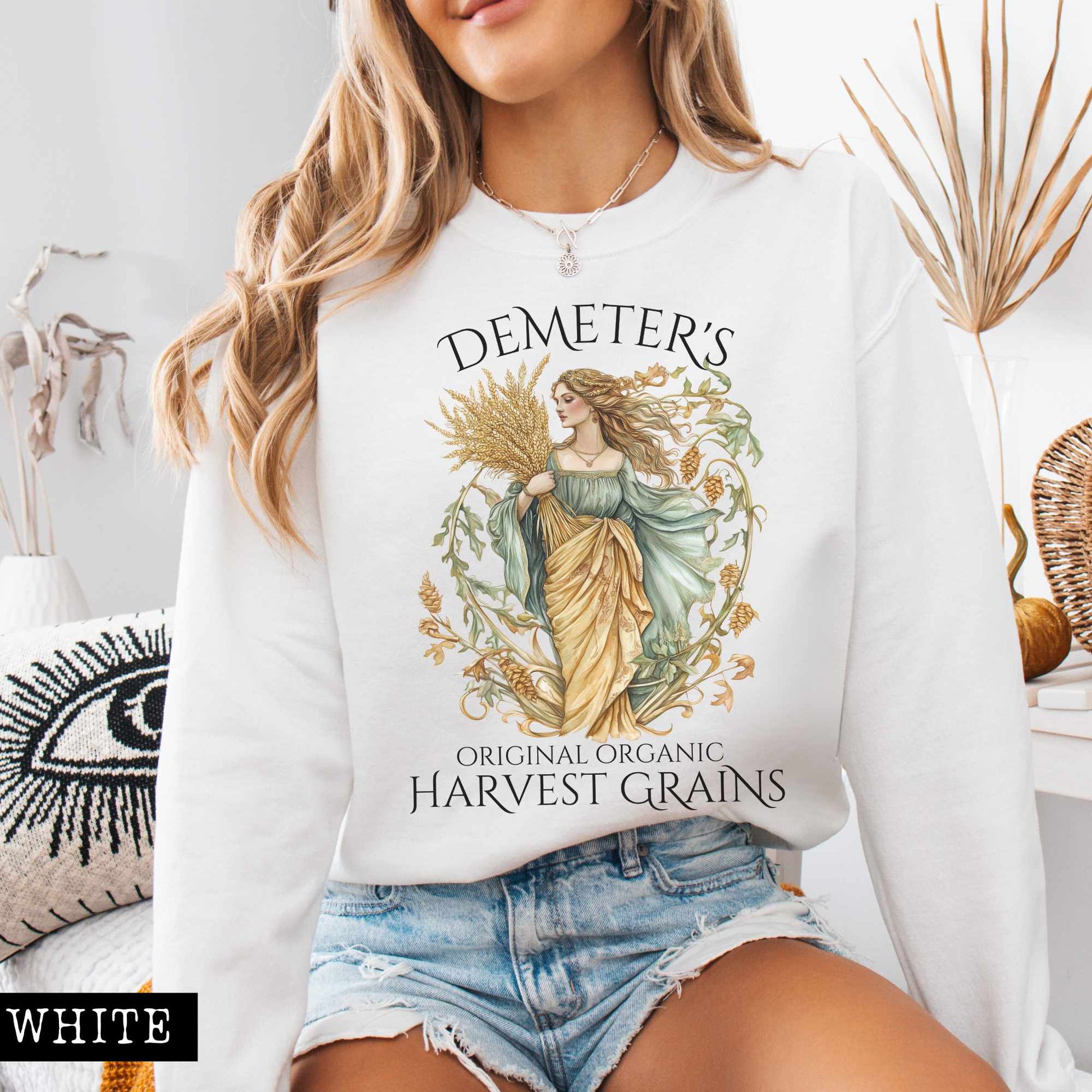 Sweatshirt Demeter's Original Organic Harvest Grains Sweatshirt The Mystic Eden