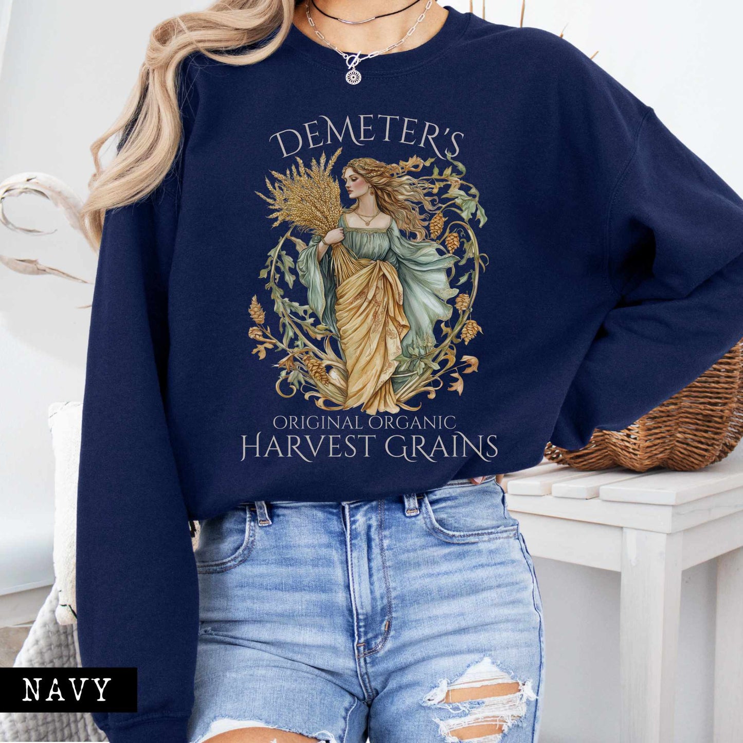 Sweatshirt Demeter's Original Organic Harvest Grains Sweatshirt The Mystic Eden