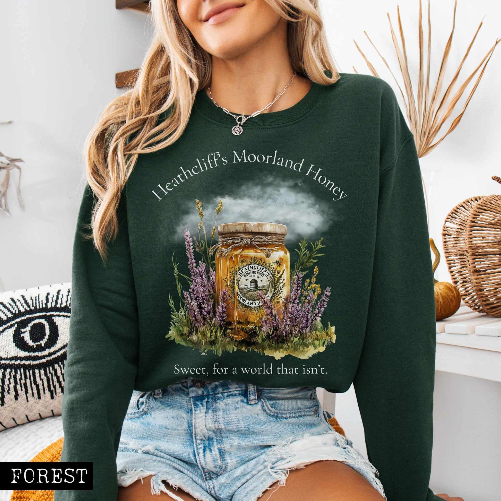Sweatshirt Heathcliff's Moorland Honey Sweatshirt The Mystic Eden