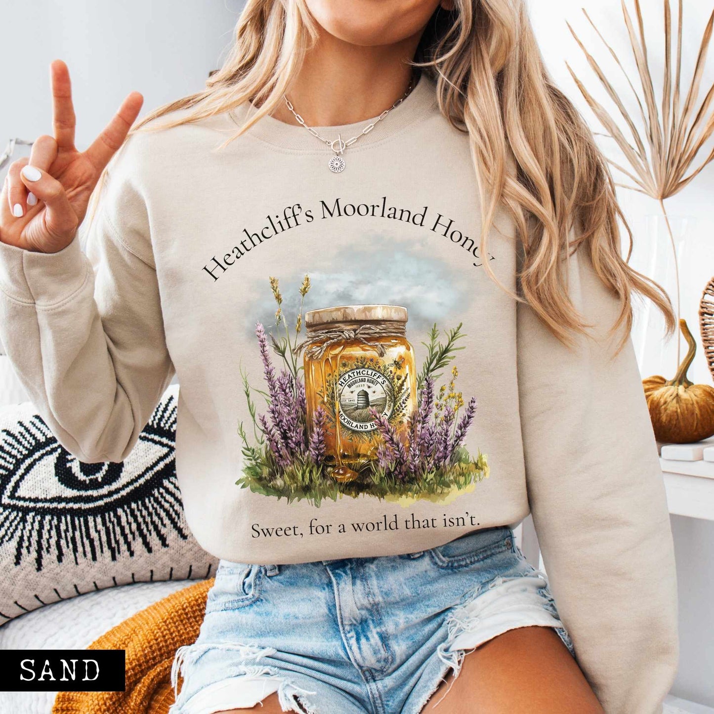 Sweatshirt Heathcliff's Moorland Honey Sweatshirt The Mystic Eden