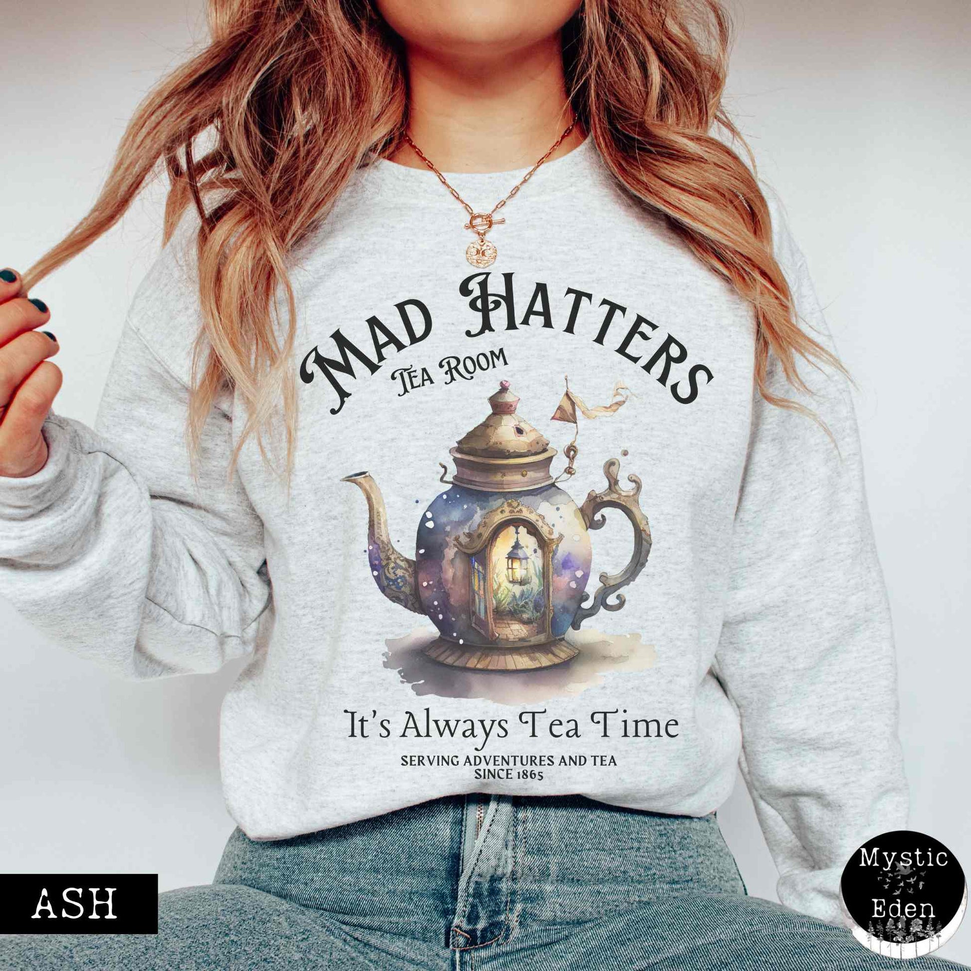 Sweatshirt Mad Hatter Sweatshirt Alice in Wonderland Sweater The Mystic Eden