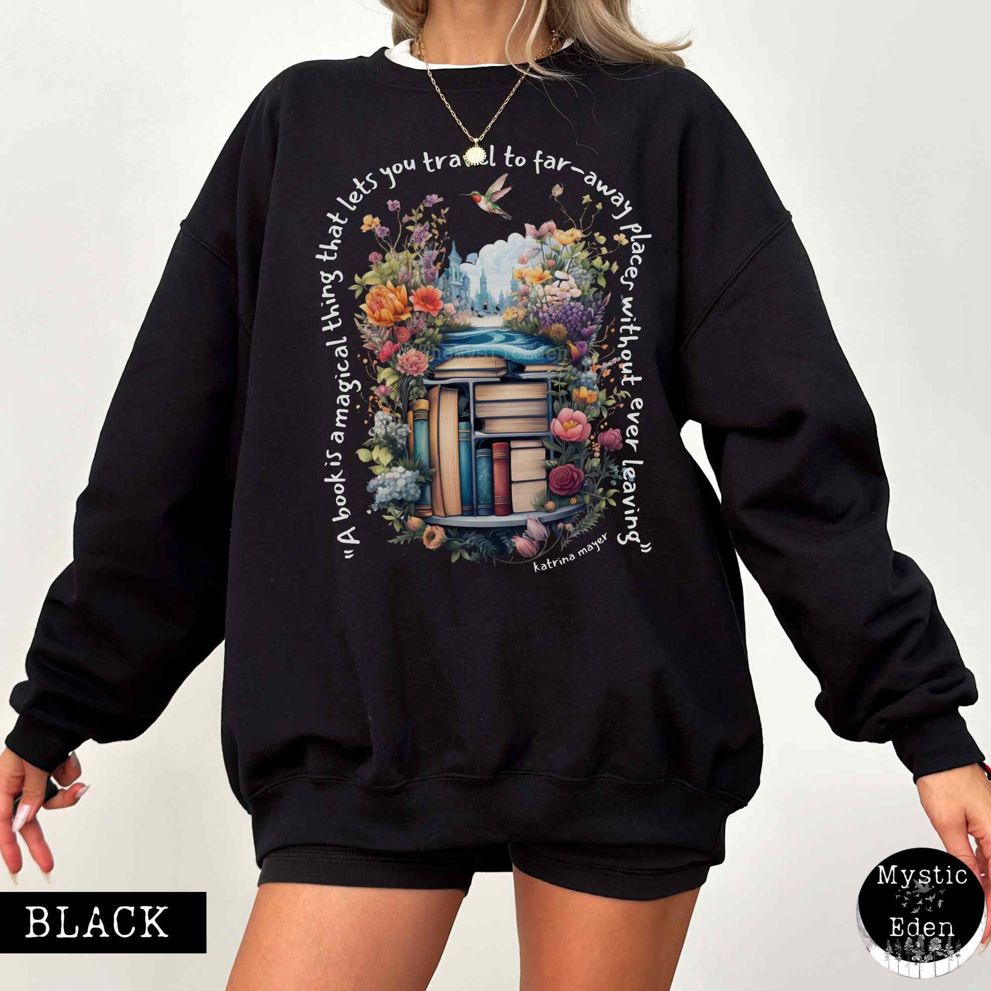 Sweatshirt Magical Book Sweatshirt The Mystic Eden