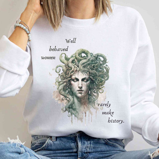Sweatshirt Medusa Greek Mythology Sweatshirt The Mystic Eden