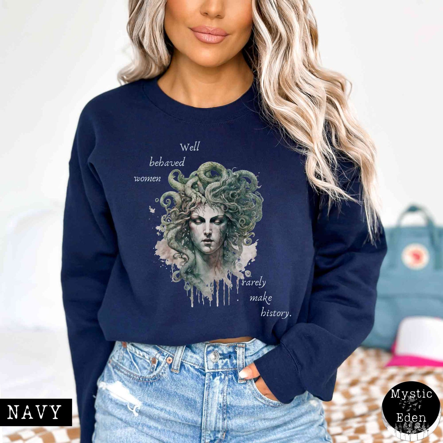 Sweatshirt Medusa Greek Mythology Sweatshirt The Mystic Eden