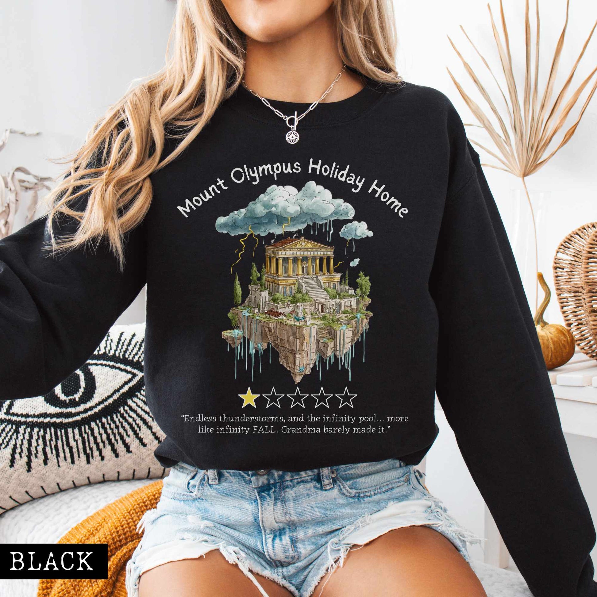 Sweatshirt Mount Olympus Holiday Home Sweatshirt The Mystic Eden