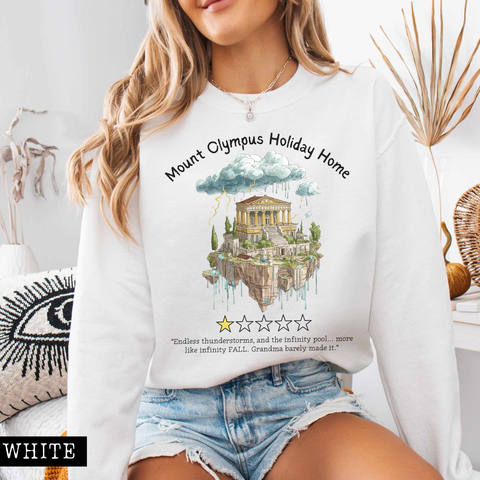 Sweatshirt Mount Olympus Holiday Home Sweatshirt The Mystic Eden