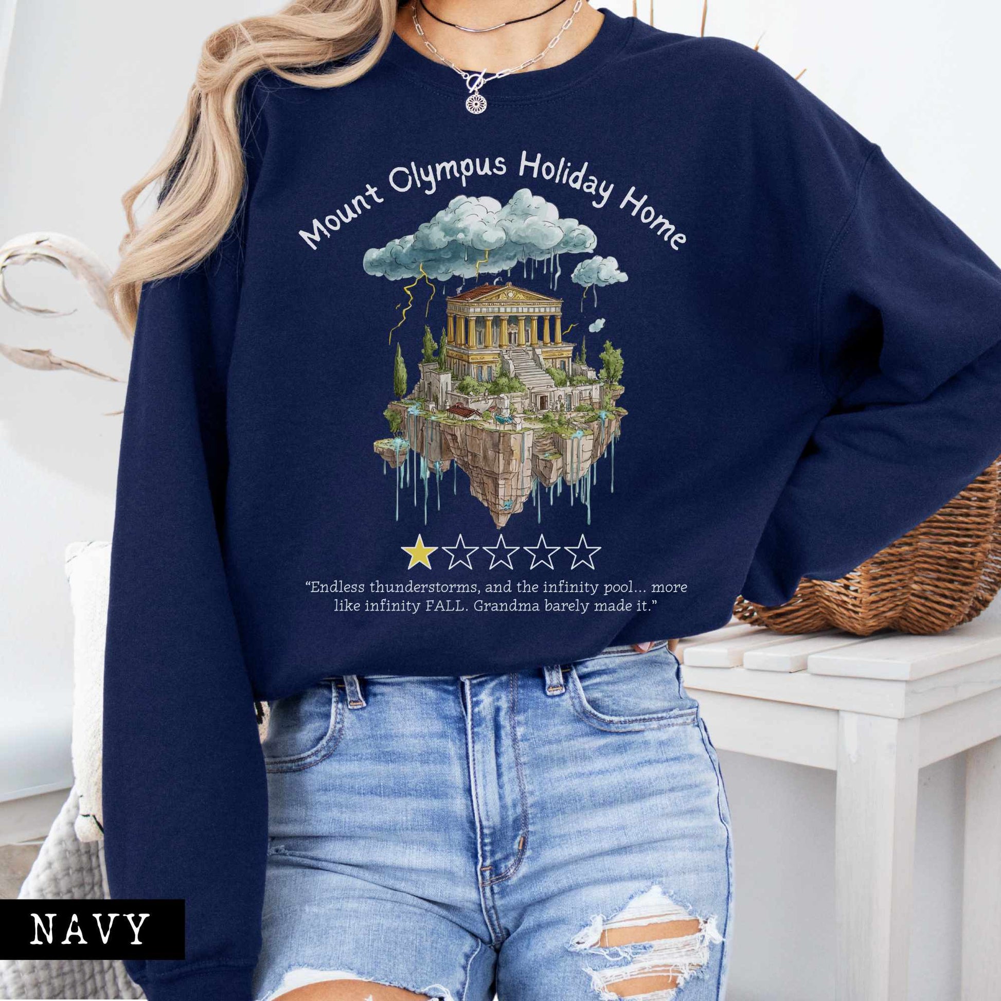 Sweatshirt Mount Olympus Holiday Home Sweatshirt The Mystic Eden